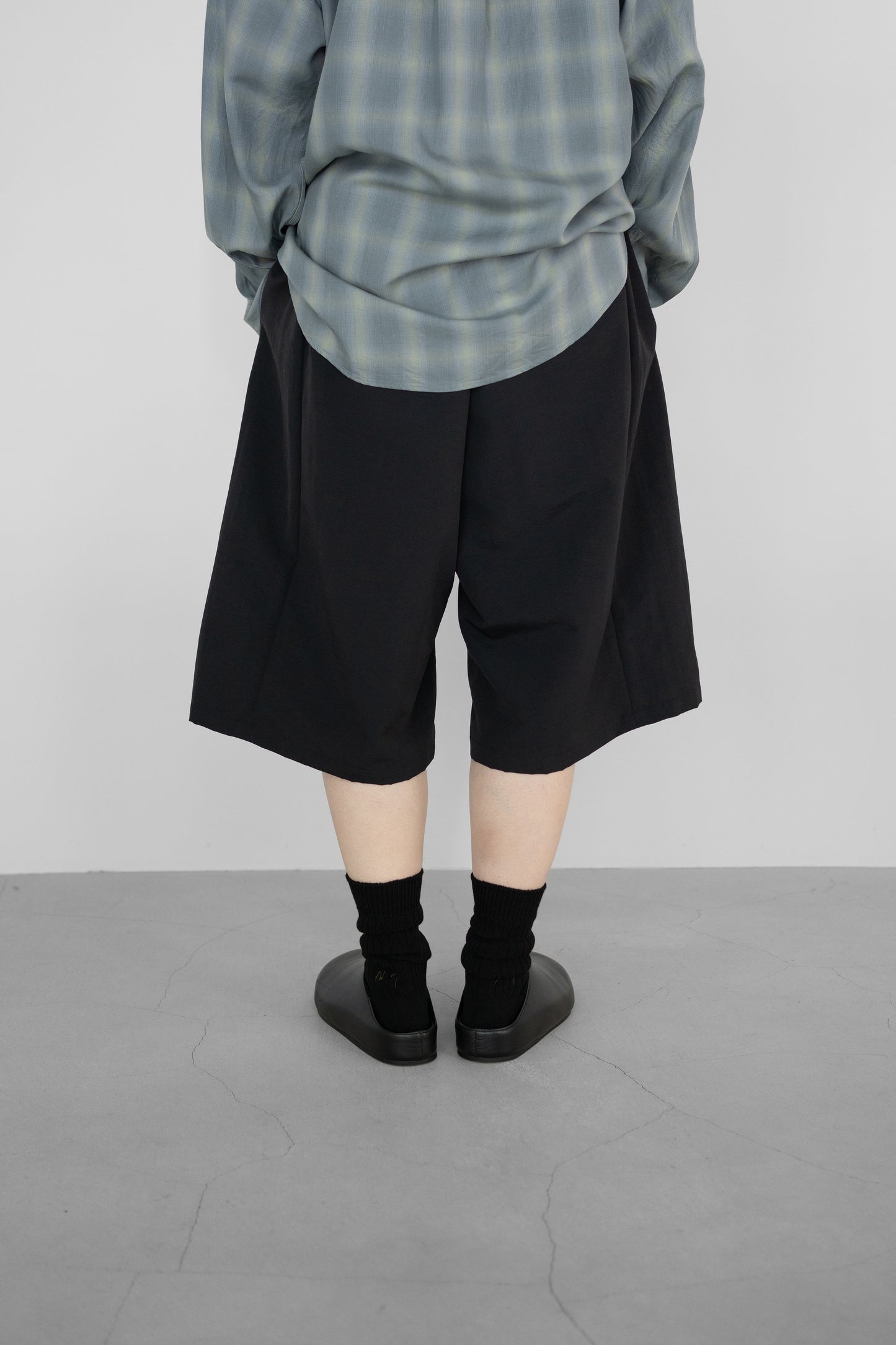 Blanc YM/ Nylon Buggy Half Pants "Black"
