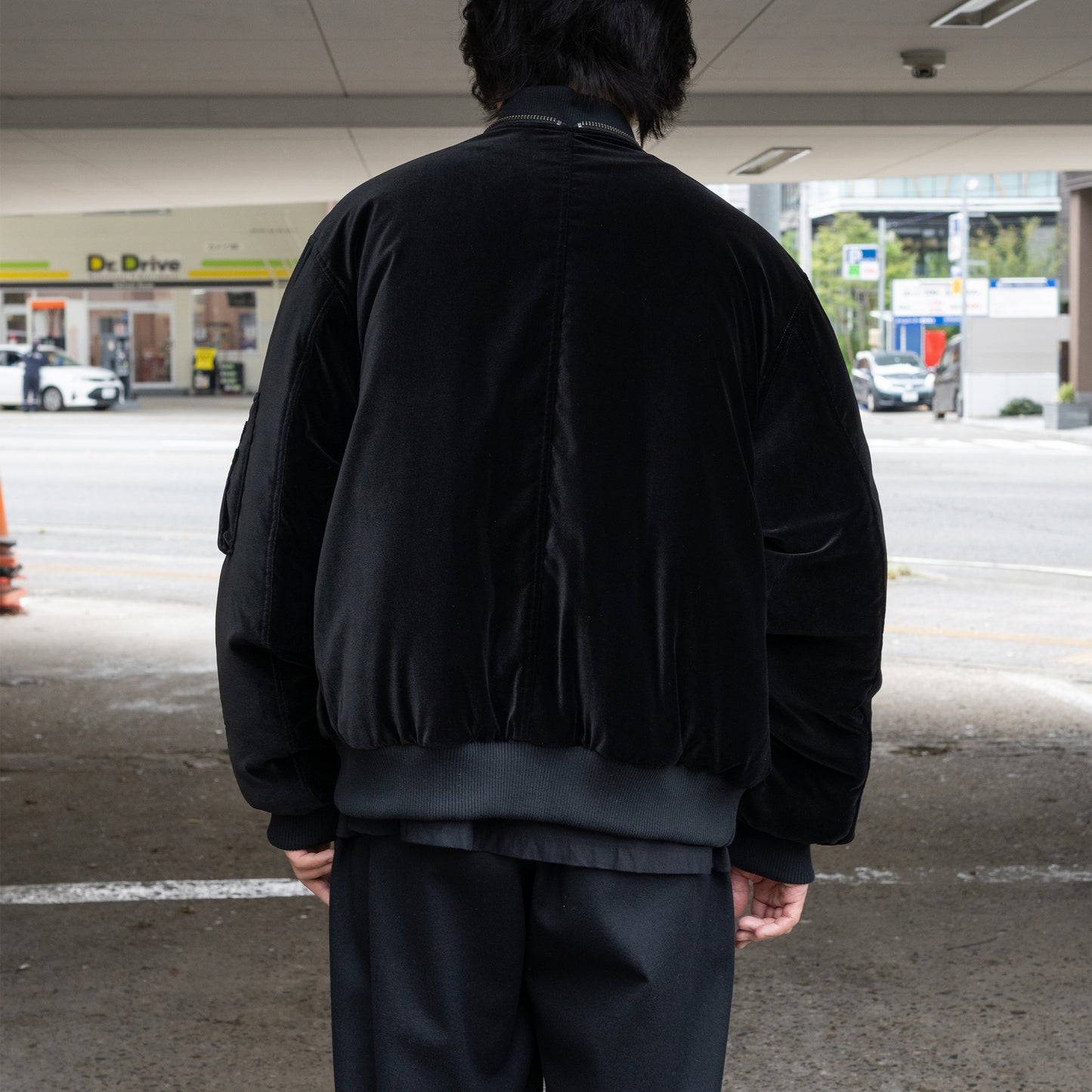 ESSAY/ MA-1 RISING ZIP JACKET "Black Velvet"