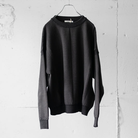 YASHIKI / Seihaku Knit "BLACK"