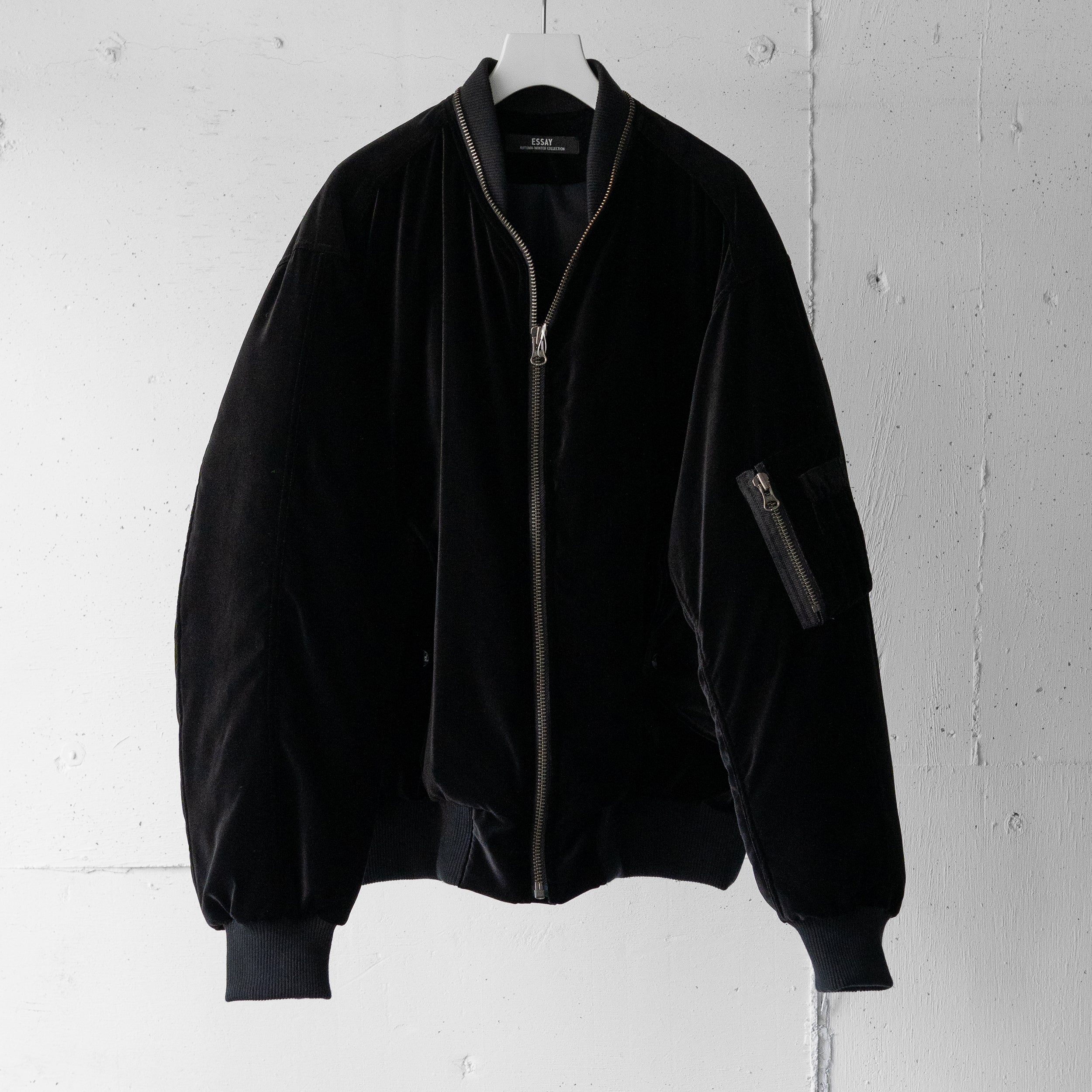 ESSAY(エッセイ)/ MA1 RISING ZIP JACKET "Black Velvet" Attic ONLINE STORE