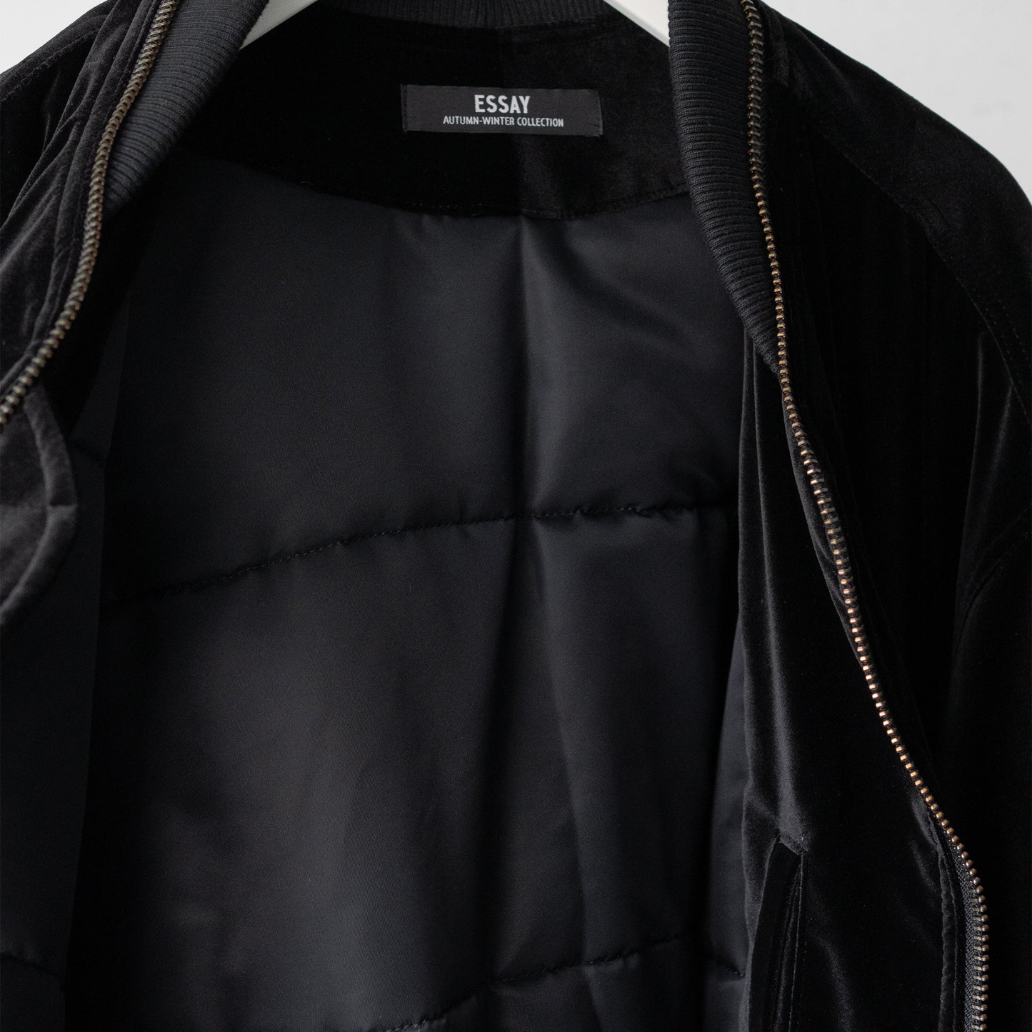 ESSAY/ MA-1 RISING ZIP JACKET "Black Velvet"