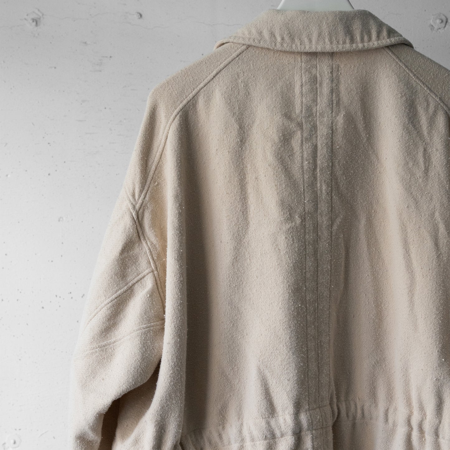 ANCELLM / PILLING SHIRT JACKET "WHITE"