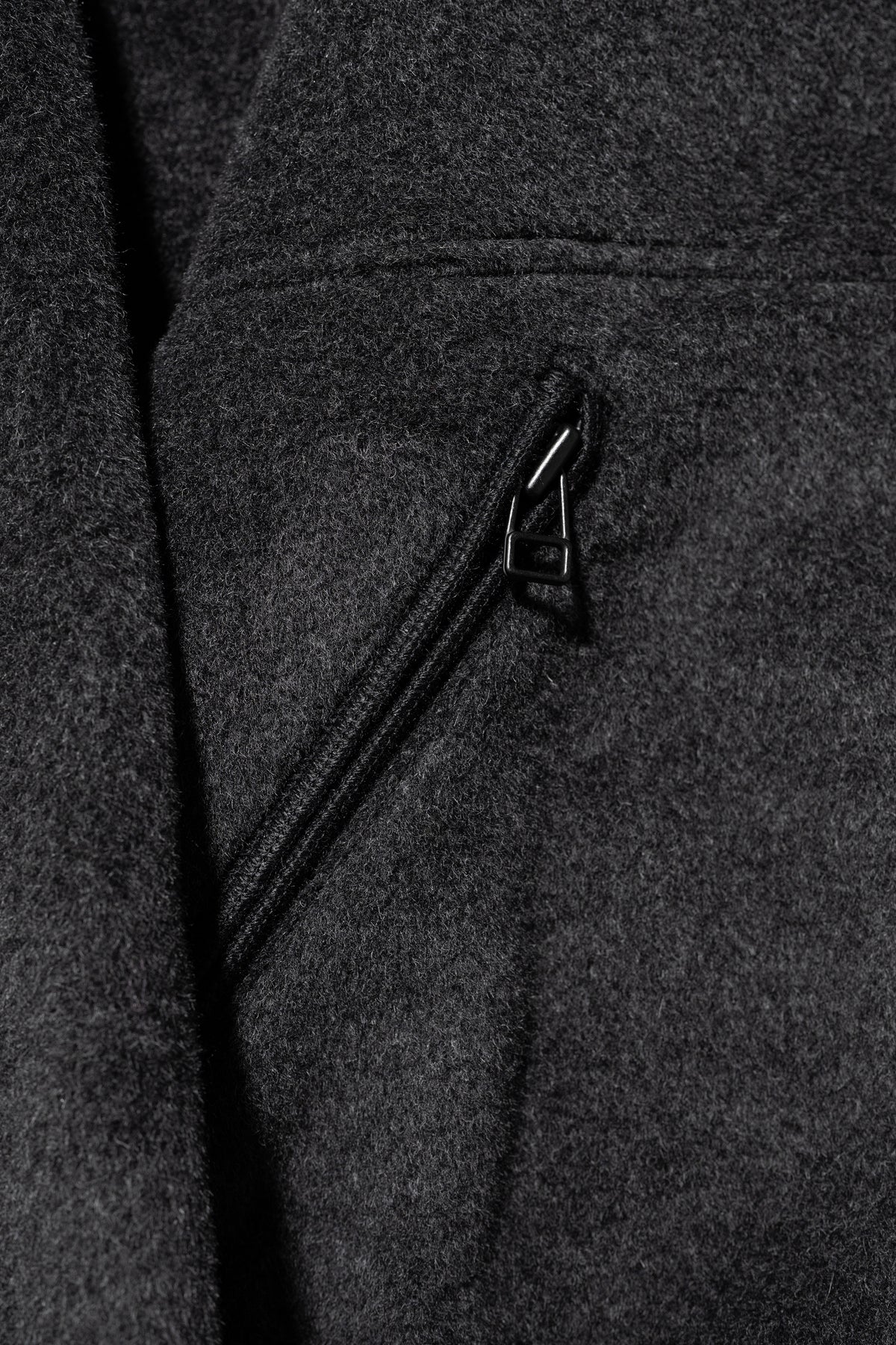 Omar Afridi / ROUY HALF ZIP "CHARCOAL"