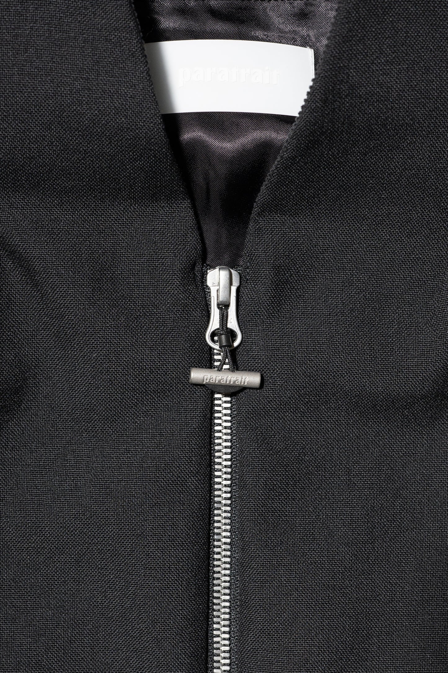 paratrait/ WOOL BLOUSON "BLACK"