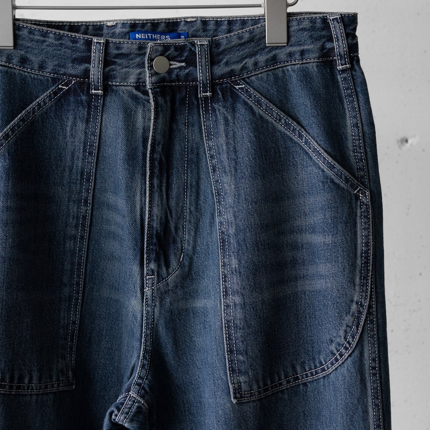 NEITHERS/ Frontman Denim Pants "Washed Blue"