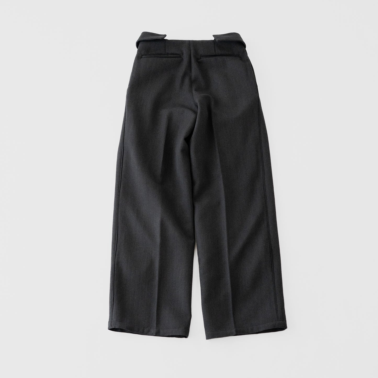 BIBLIOTHERK /  LOOSE DRESS TROUSERS "GRAY"