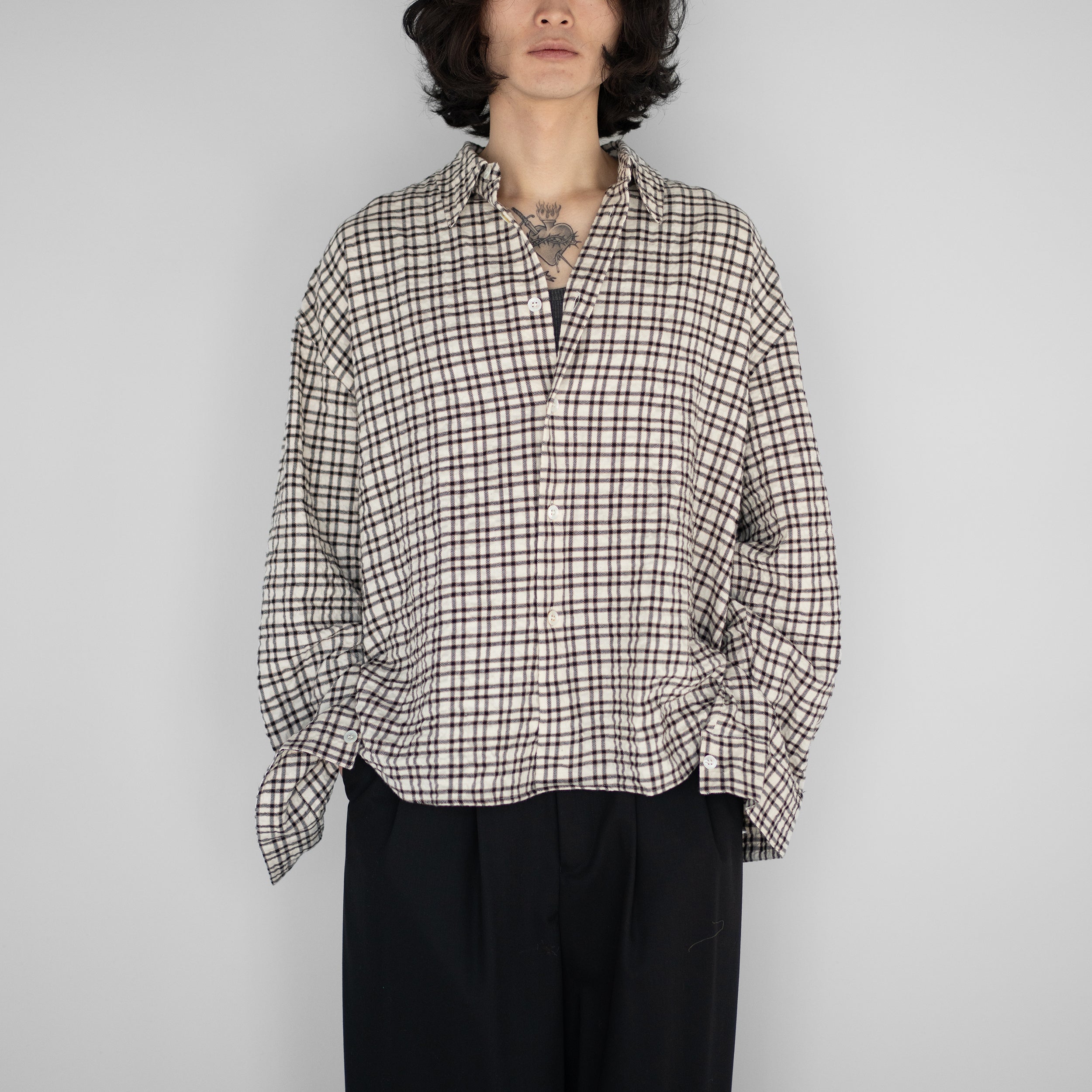 STUDIO NICHOLSON/ LONG SLEEVE SHIRT 
