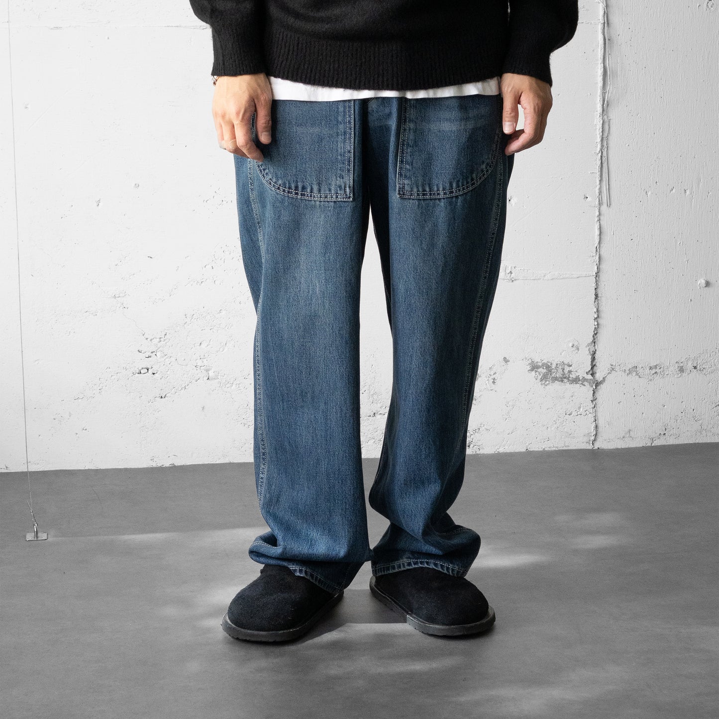 NEITHERS/ Frontman Denim Pants "Washed Blue"