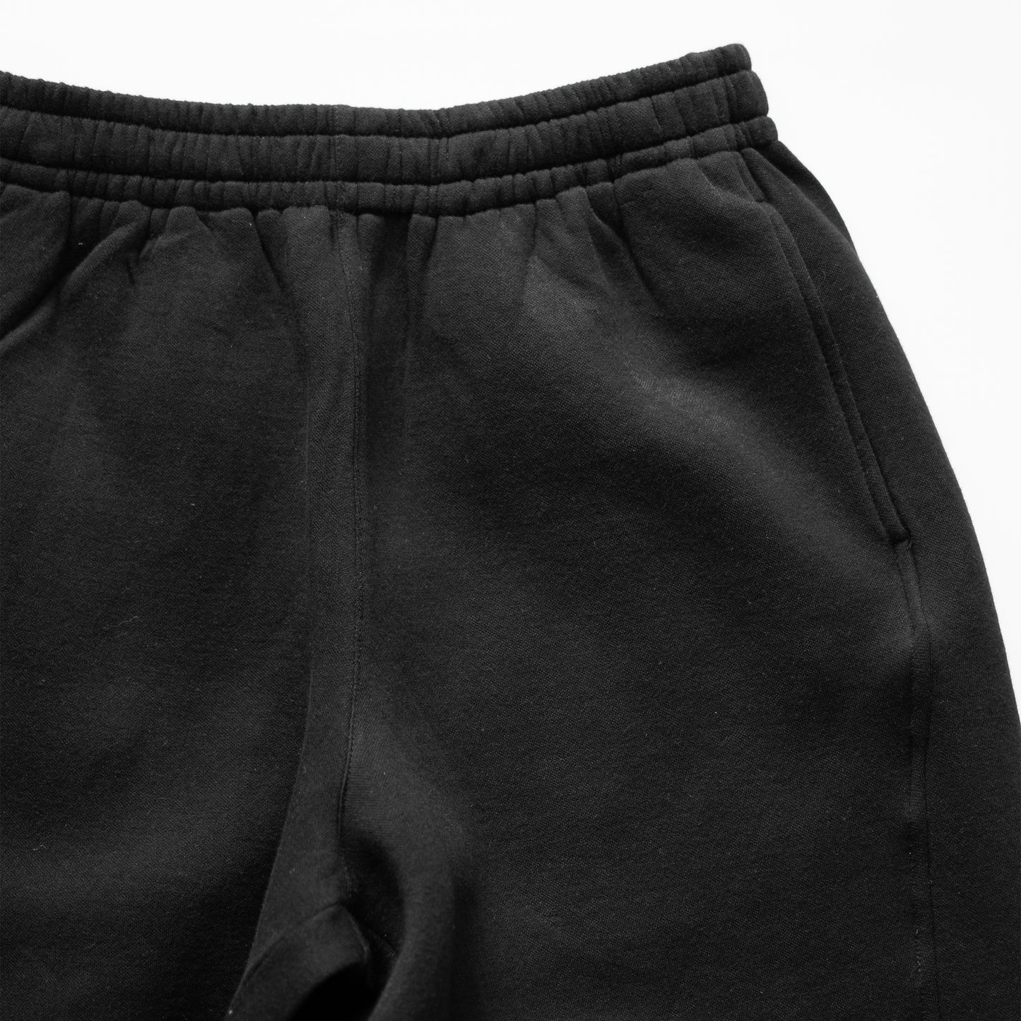 ssstein/ COTTON DOUBLE KNIT TWIST SEAM PANTS "BLACK"