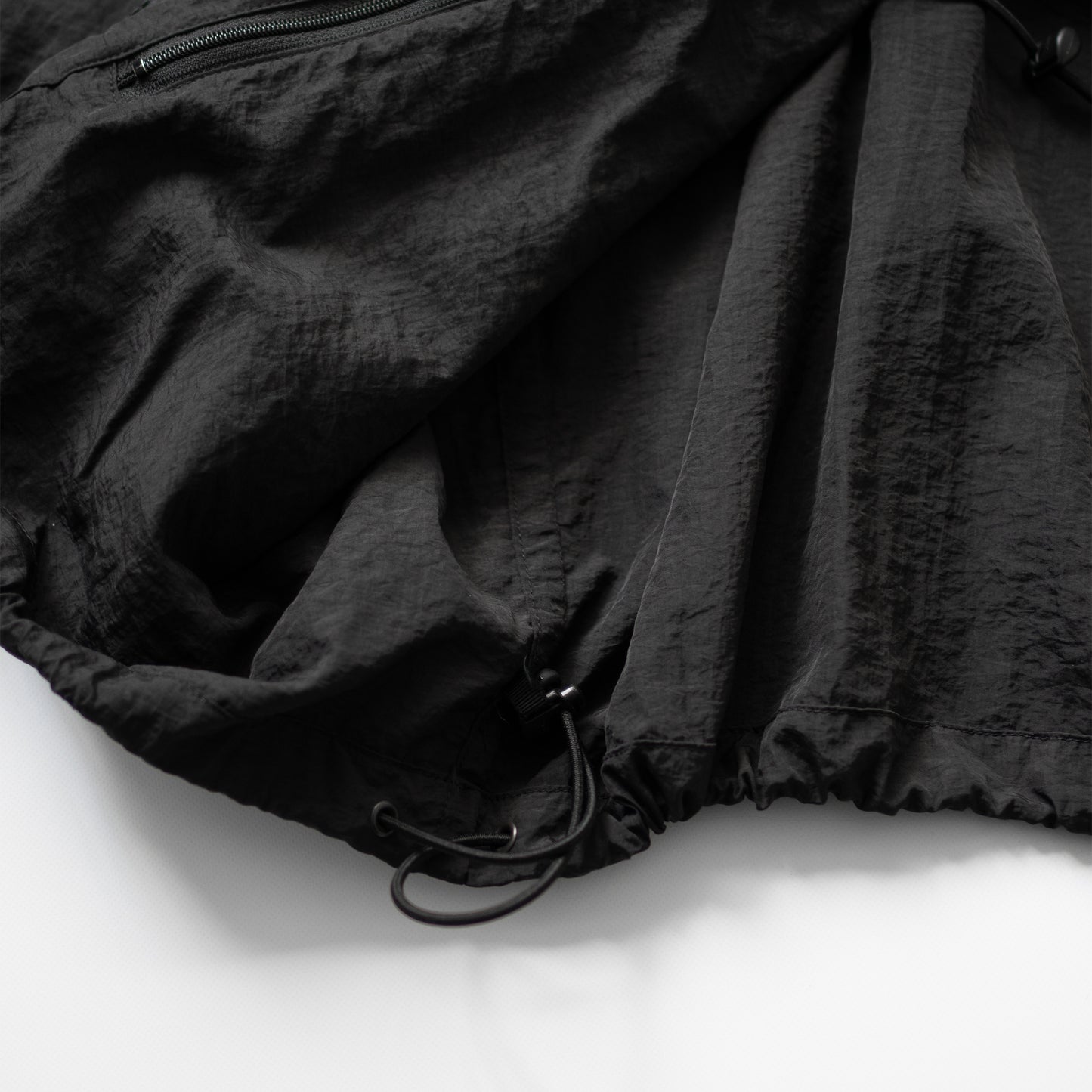 YOKE/ NYLON MULTI POCKETS DETACHABLE UTILITY BLOUSON "BLACK"