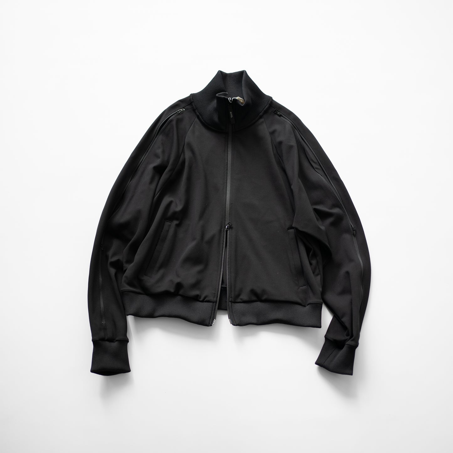 ROTOL/ DOUBLE ZIP TRACK JACKET "BLACK"