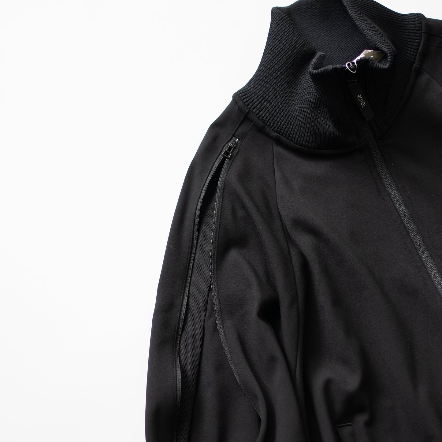 ROTOL/ DOUBLE ZIP TRACK JACKET "BLACK"