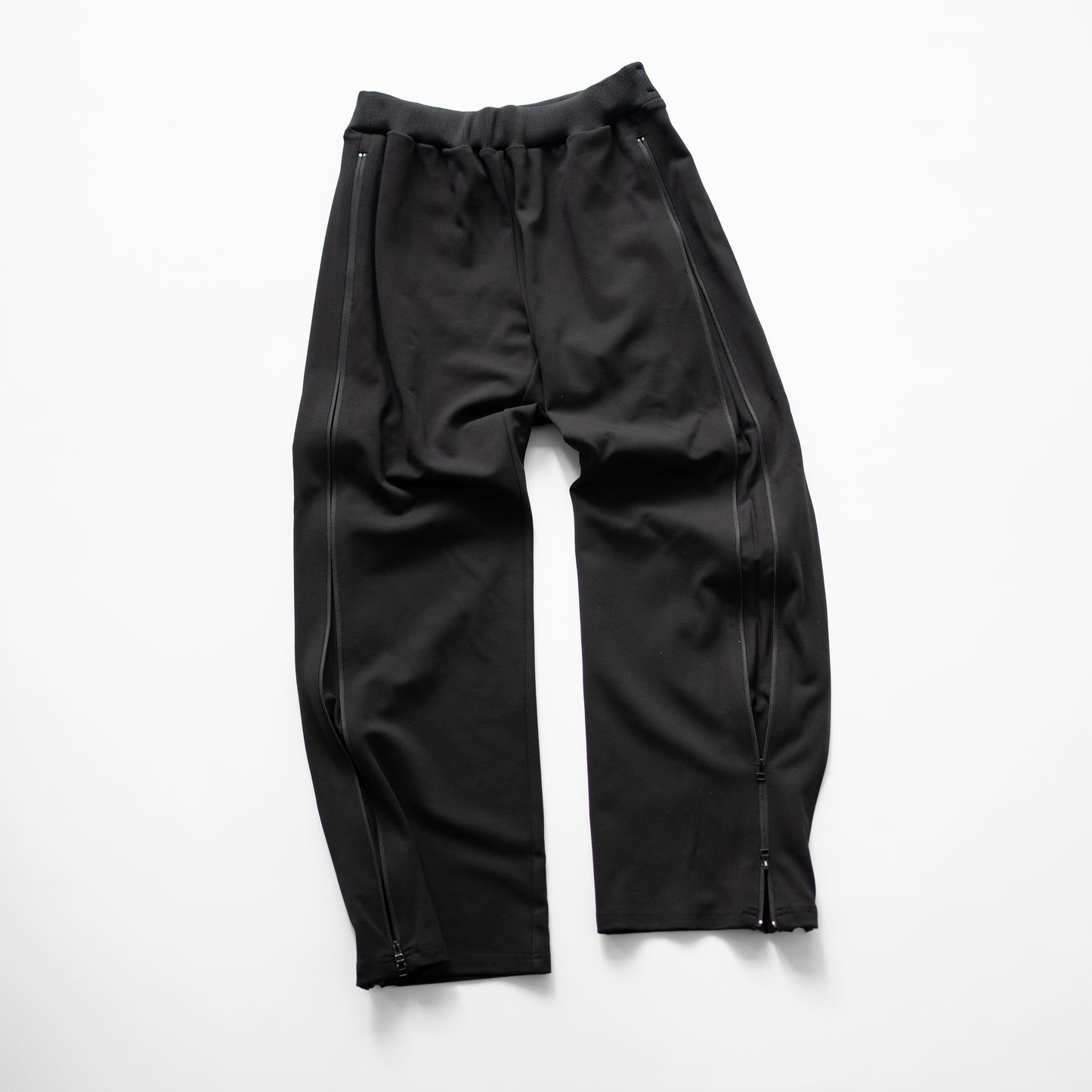 ROTOL/ DOUBLE ZIP TRACK PANTS "BLACK"