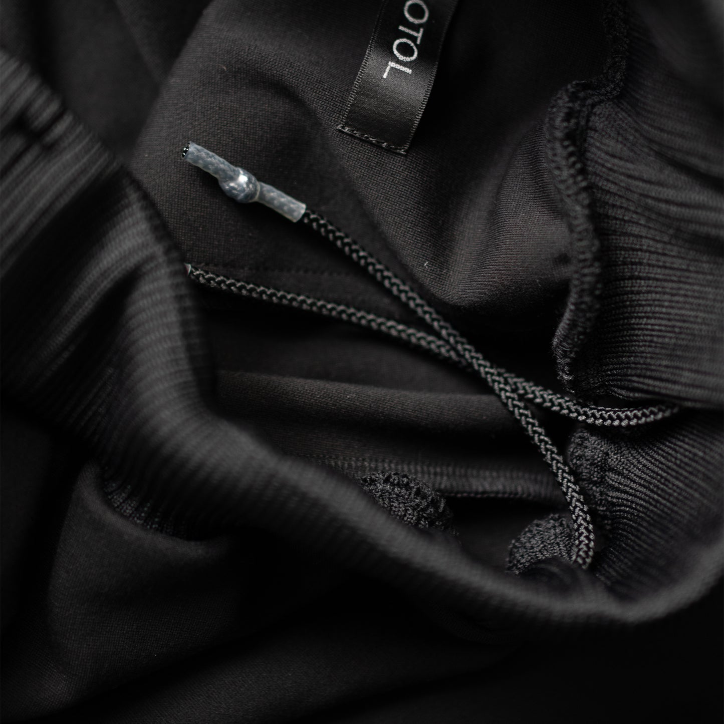 ROTOL/ DOUBLE ZIP TRACK PANTS "BLACK"