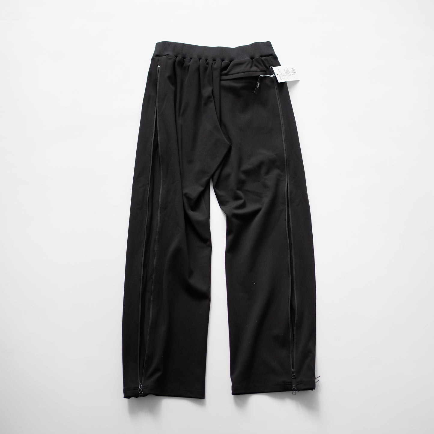 ROTOL/ DOUBLE ZIP TRACK PANTS "BLACK"