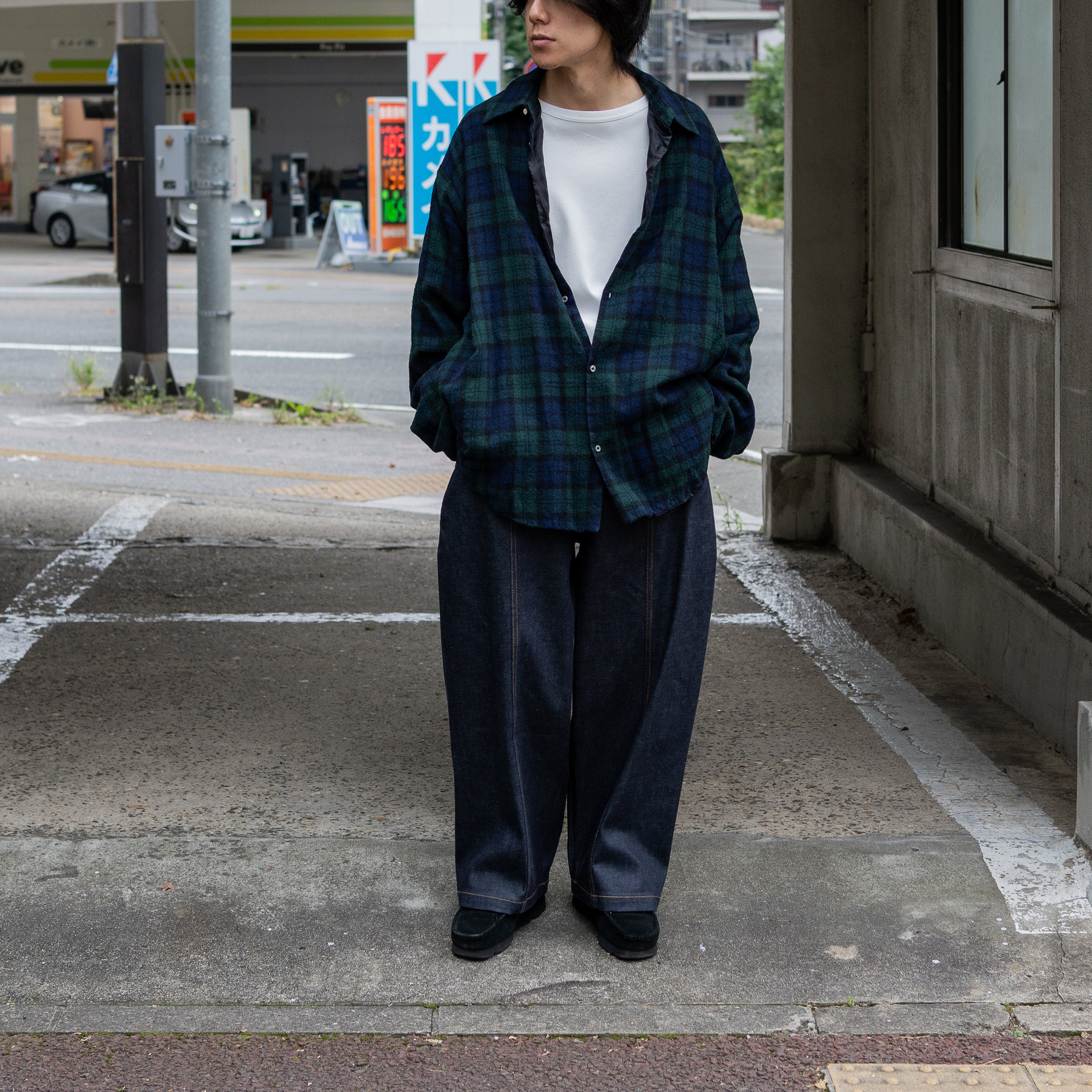 barbell object 24AW wool sh(check) サイズ2