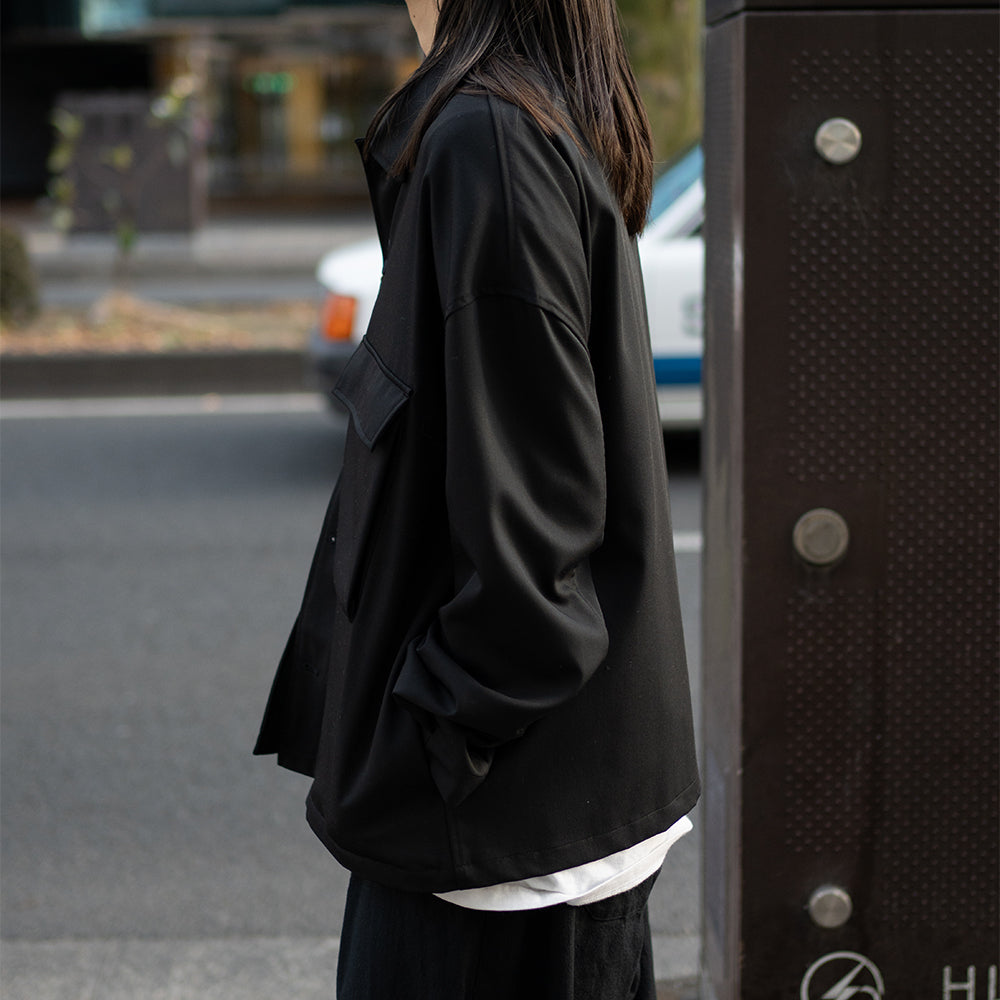 SEEALL/ POCKET BLOUSON "BLACK"