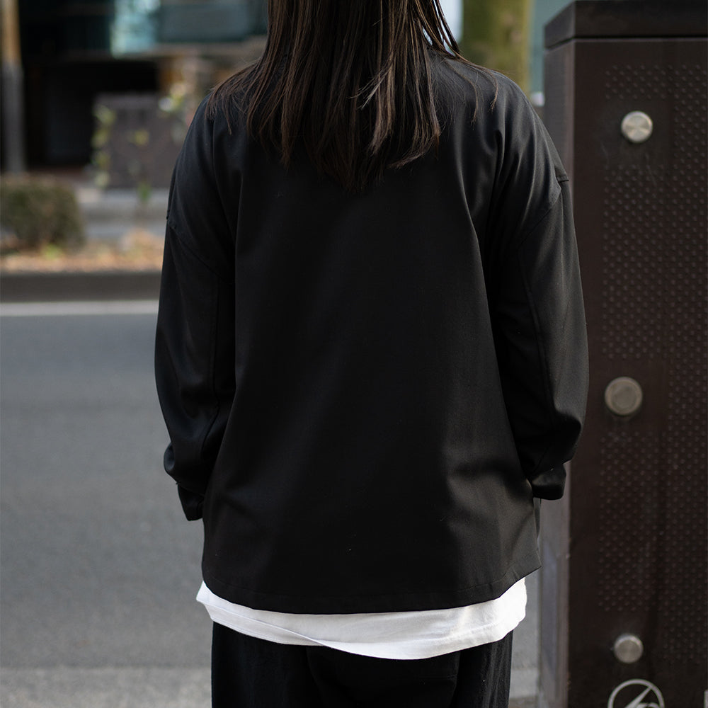 SEEALL/ POCKET BLOUSON "BLACK"