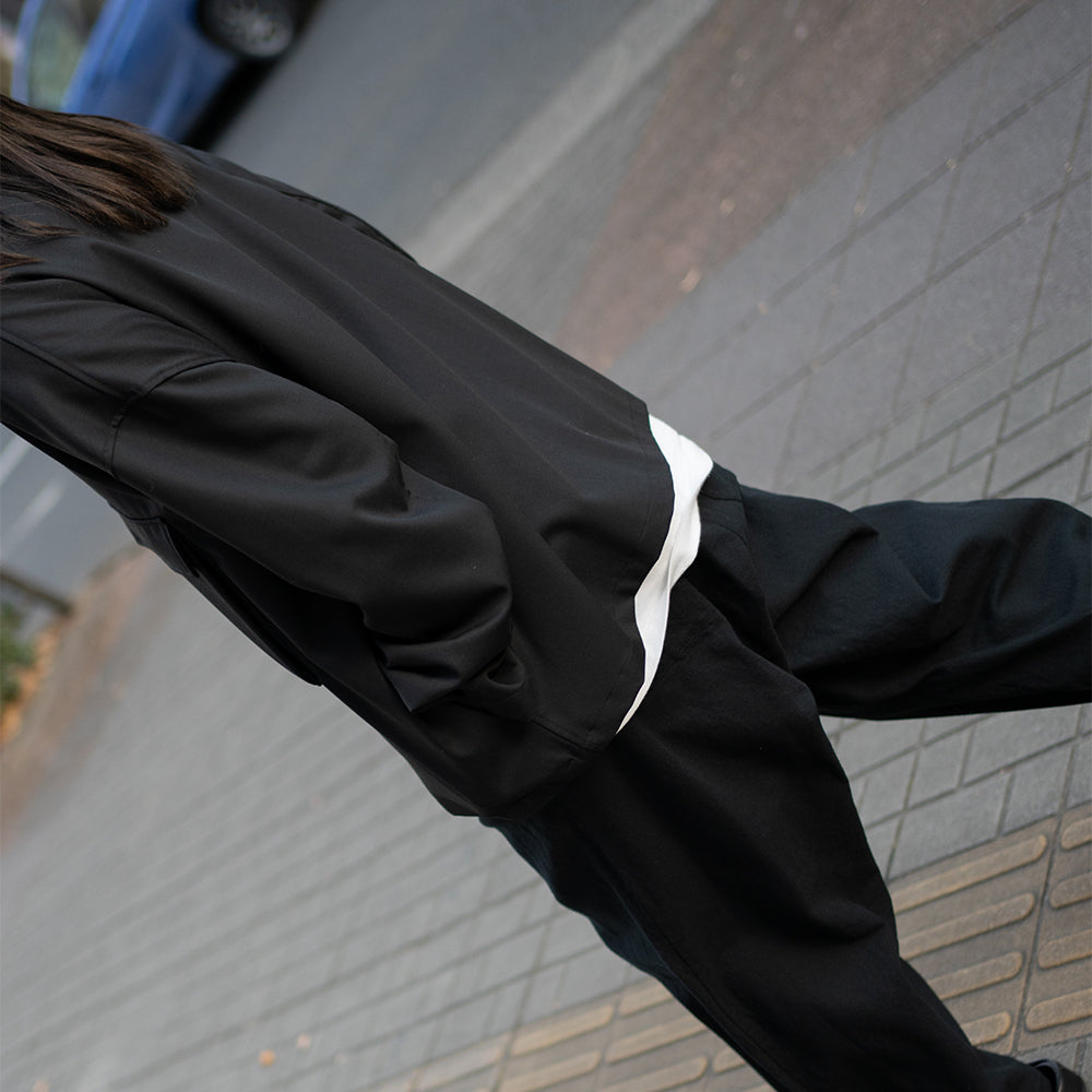 SEEALL/ POCKET BLOUSON "BLACK"