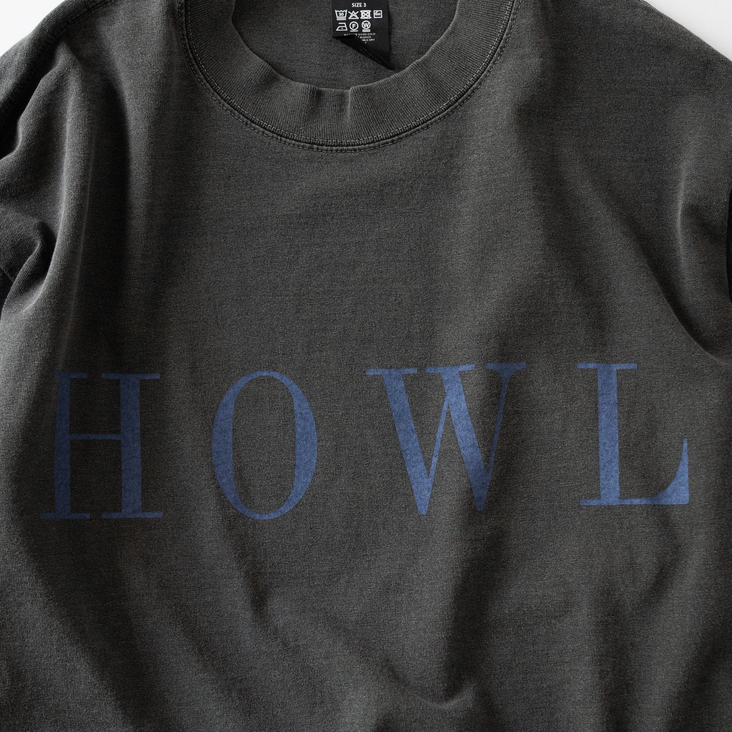 ESSAY/ PIGMENT DROPSHOULDER LONG T-SHIRT "HOWL"
