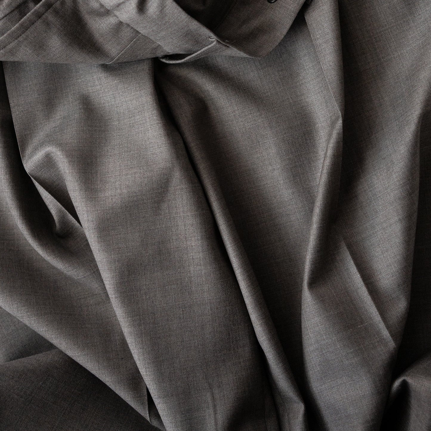 ssstein/ EXTRA FINE WOOL EASY LONG WIDE TROUSERS "GREIGE"