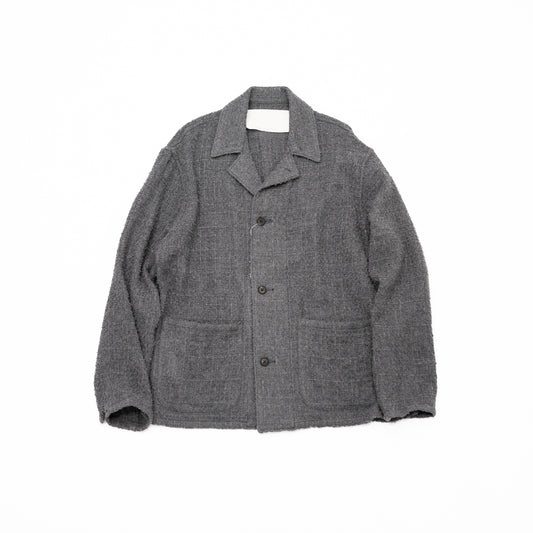 nonnotte/ Draping Shirt Jacket "Charcoal Top"