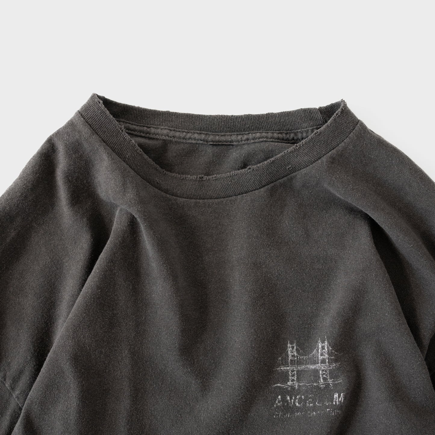ANCELLM / BRIDGE L/S T-SHIRT "BLACK"
