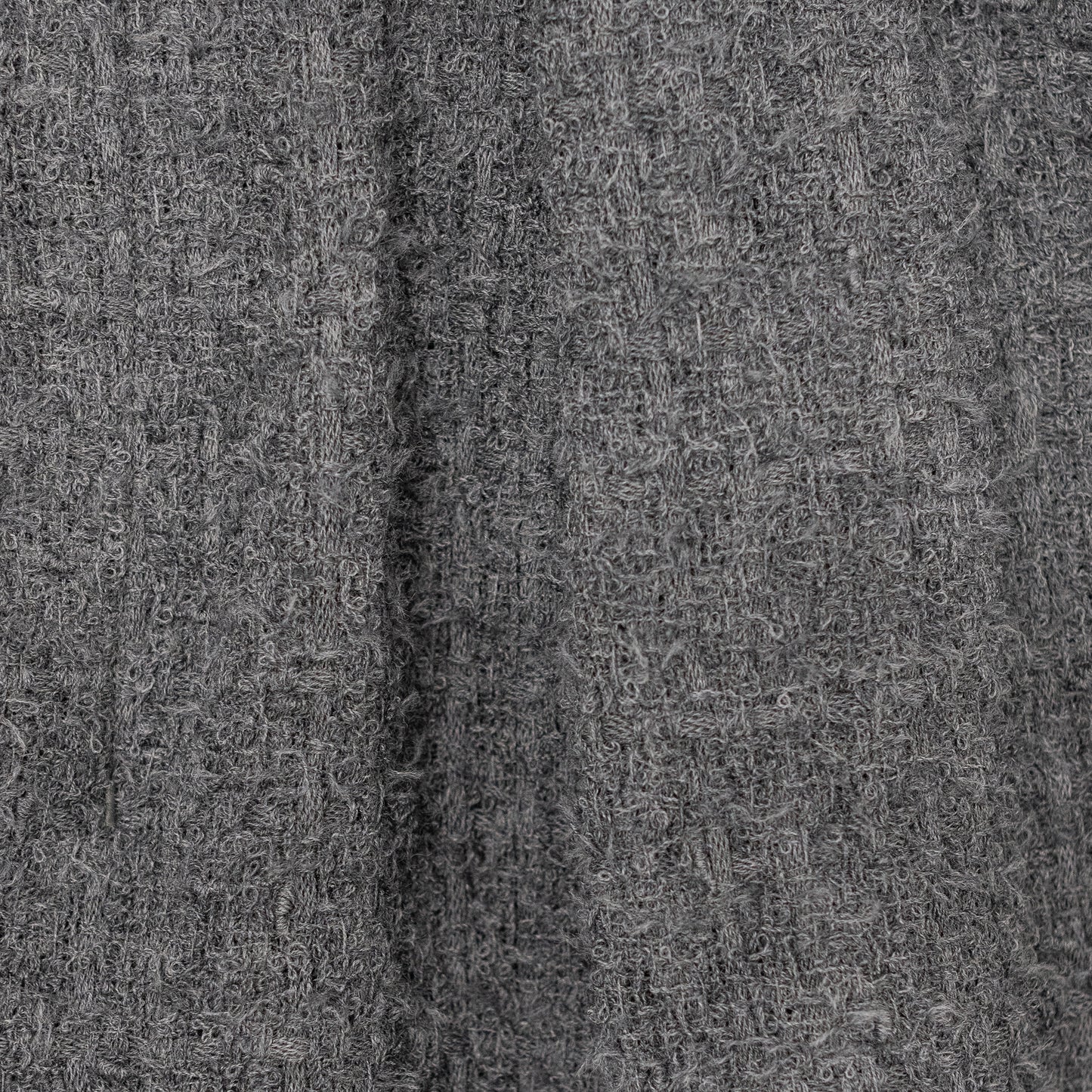 nonnotte/ Draping Elastic In Tuck Wide Trousers "Charcoal Top"