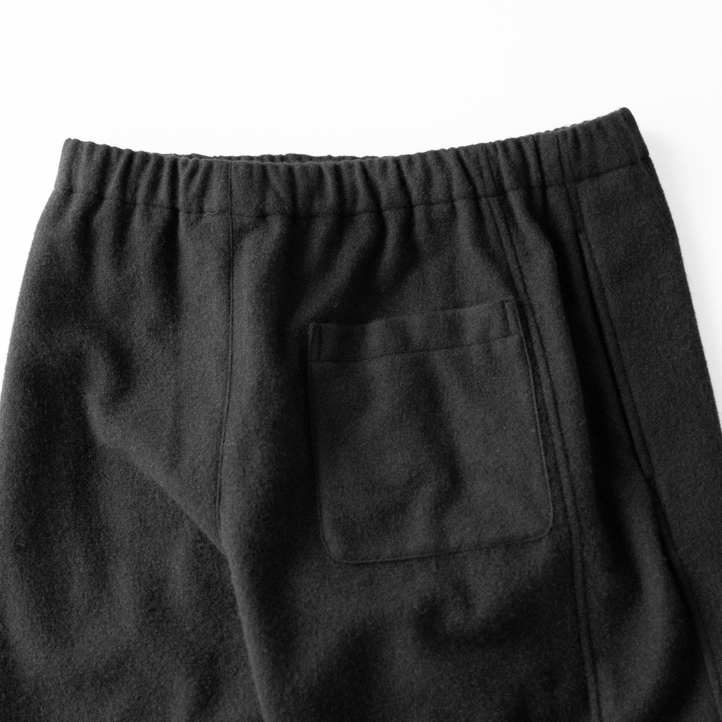ssstein/ WOOL/CASHMERE FLEECE EASY TWIST TROUSERS "BLACK"