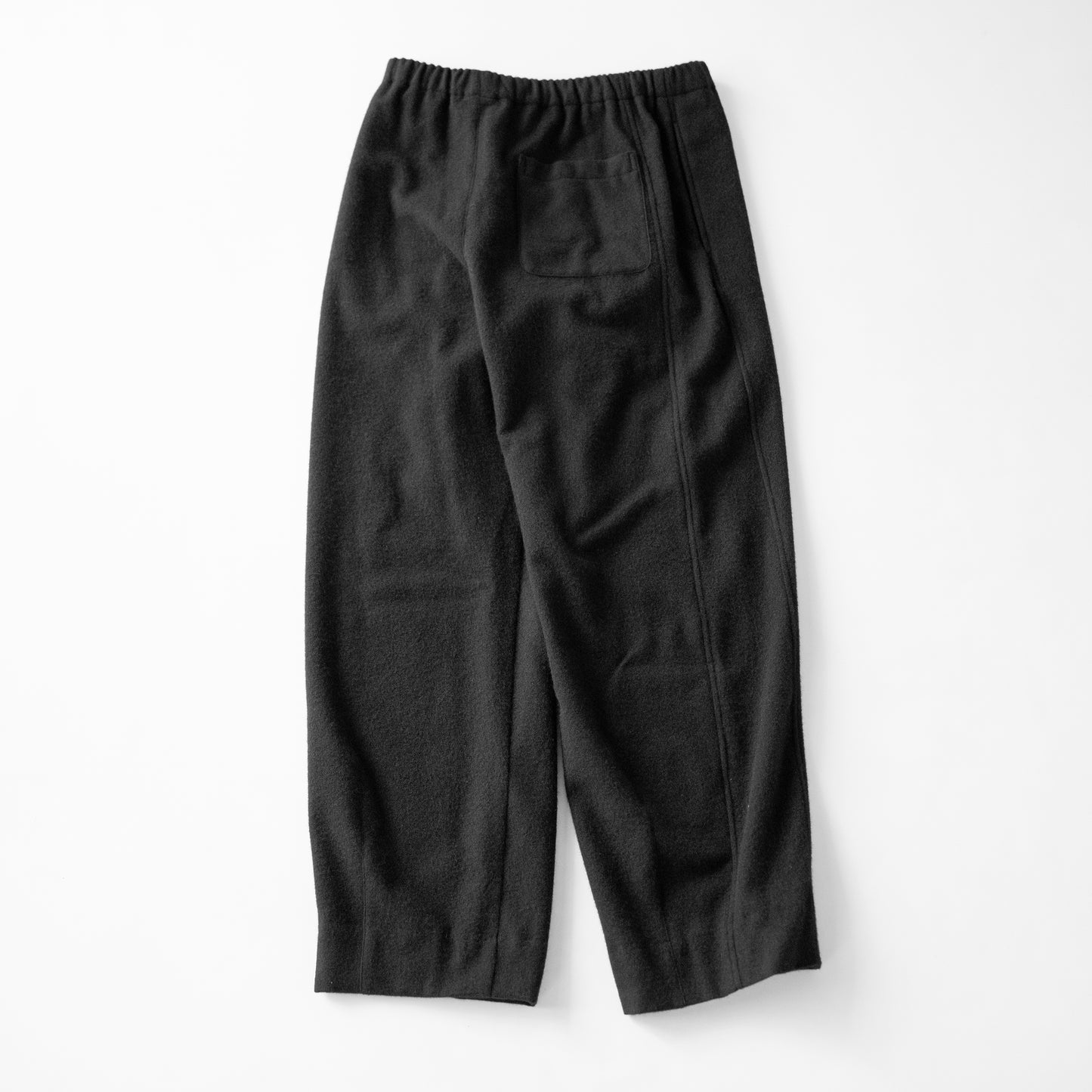 ssstein/ WOOL/CASHMERE FLEECE EASY TWIST TROUSERS "BLACK"