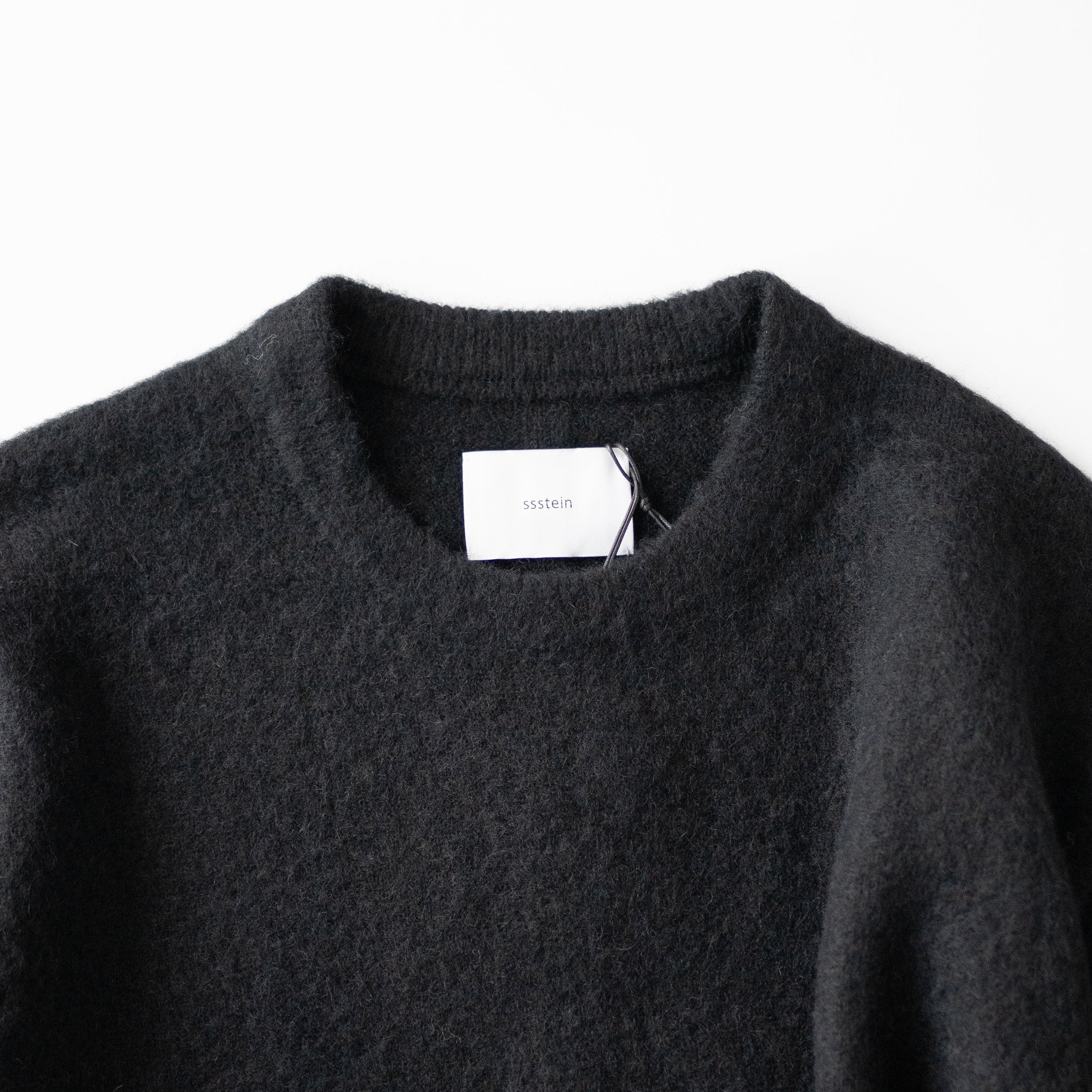 ssstein(シュタイン)/ WOOL/ALPACA MILLED KNIT CREW NECK LS