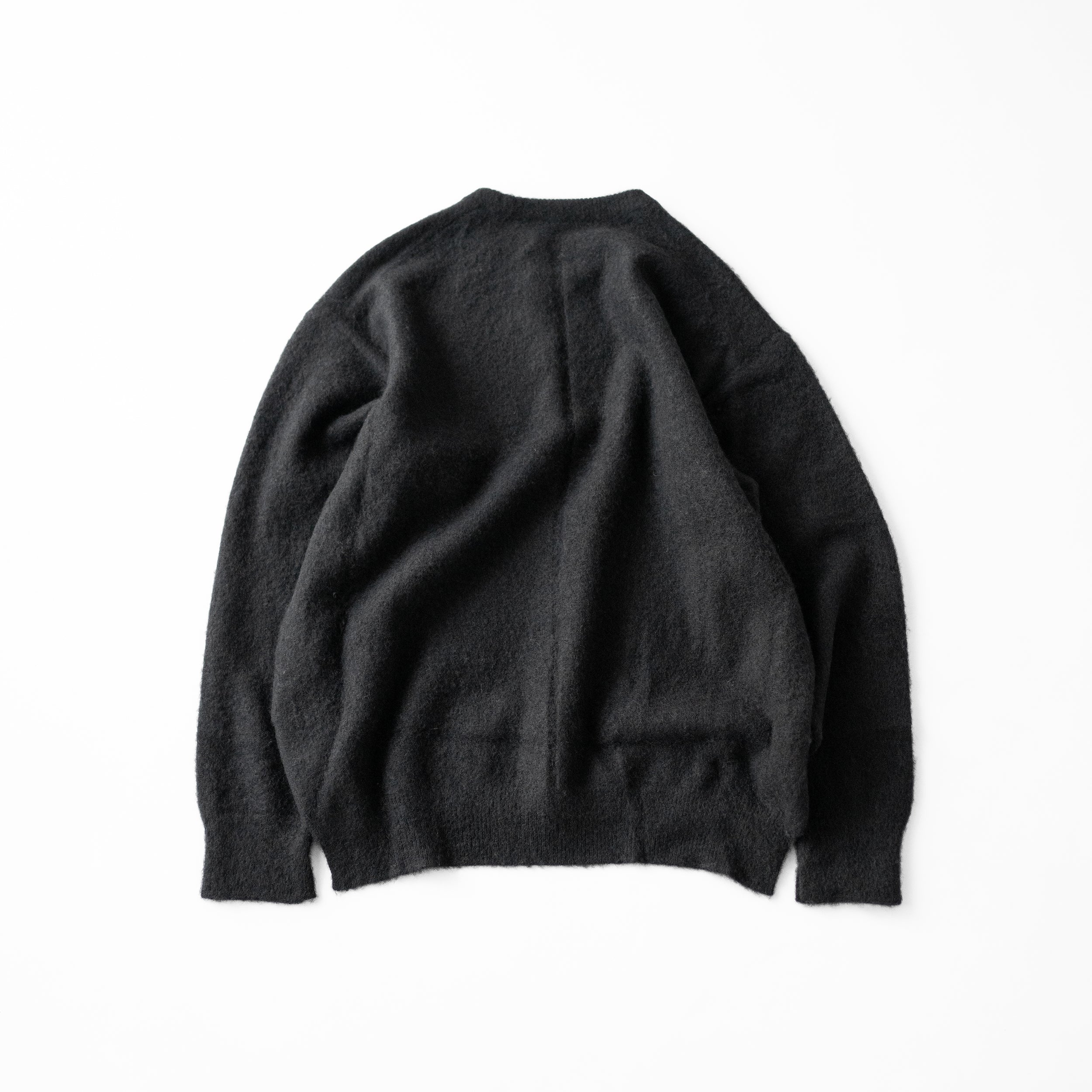 ssstein(シュタイン)/ WOOL/ALPACA MILLED KNIT CREW NECK LS