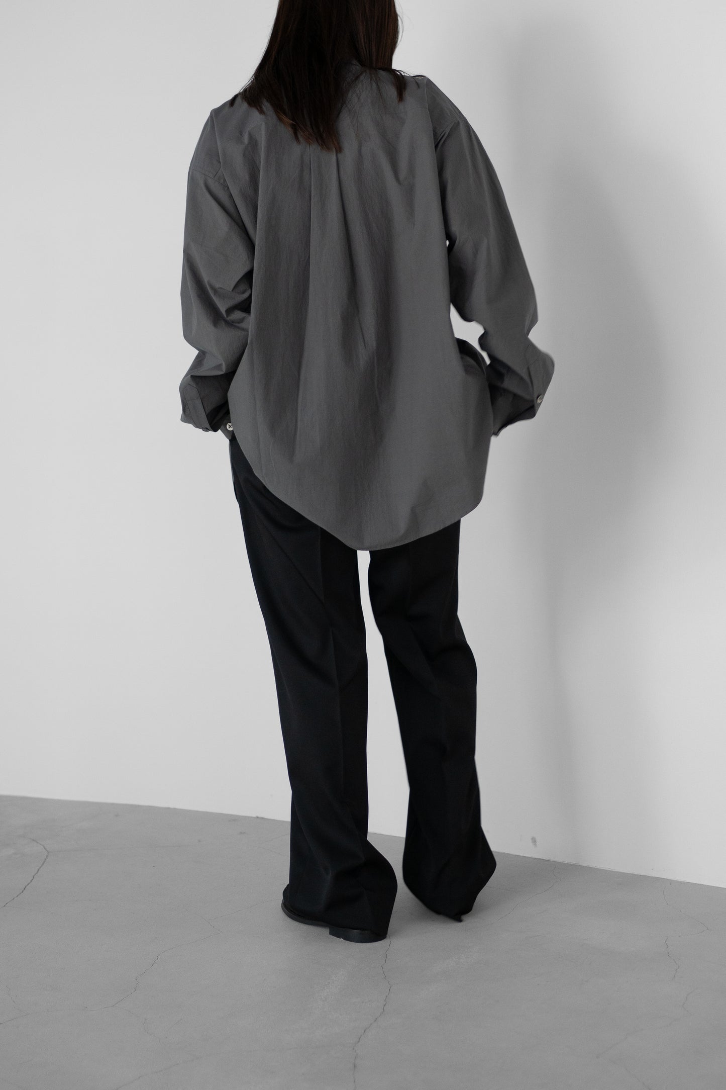 ssstein/ STRAIGHT TROUSERS "BLACK"