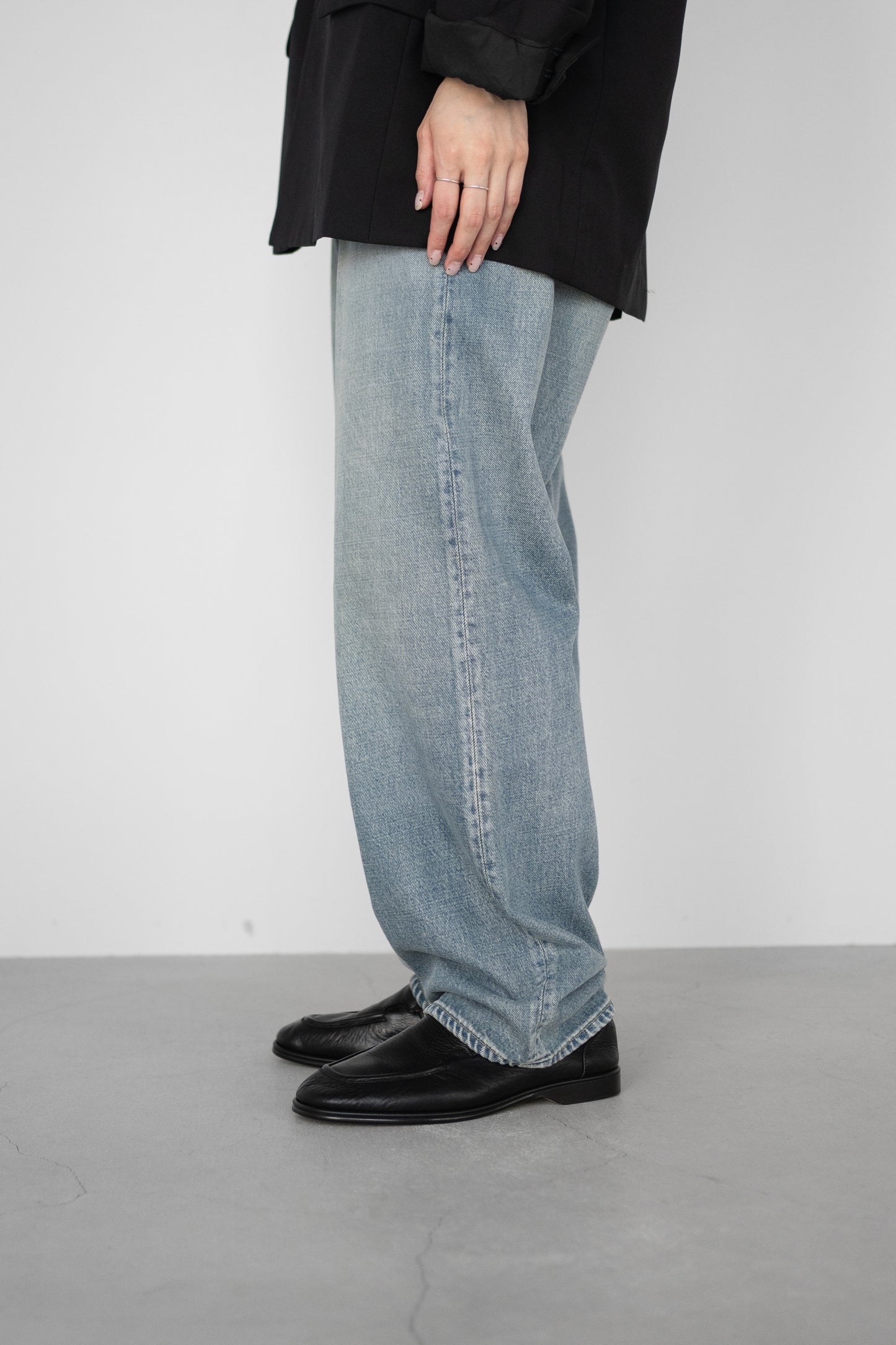 ssstein/ OVERSIZE FIT DENIM PANTS "INDIGO"