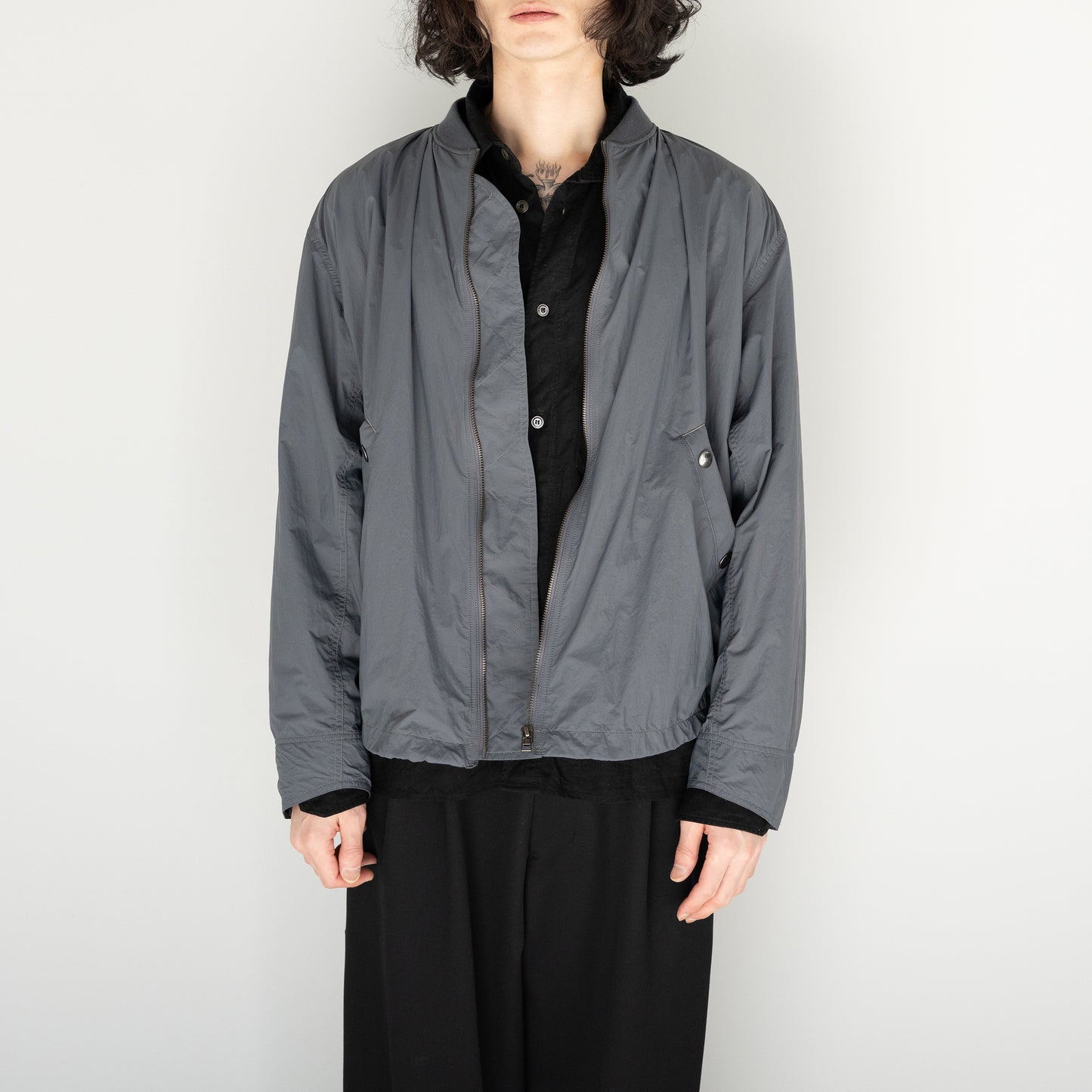 Antwort / NYLON FLIGHT JACKET "GREY"