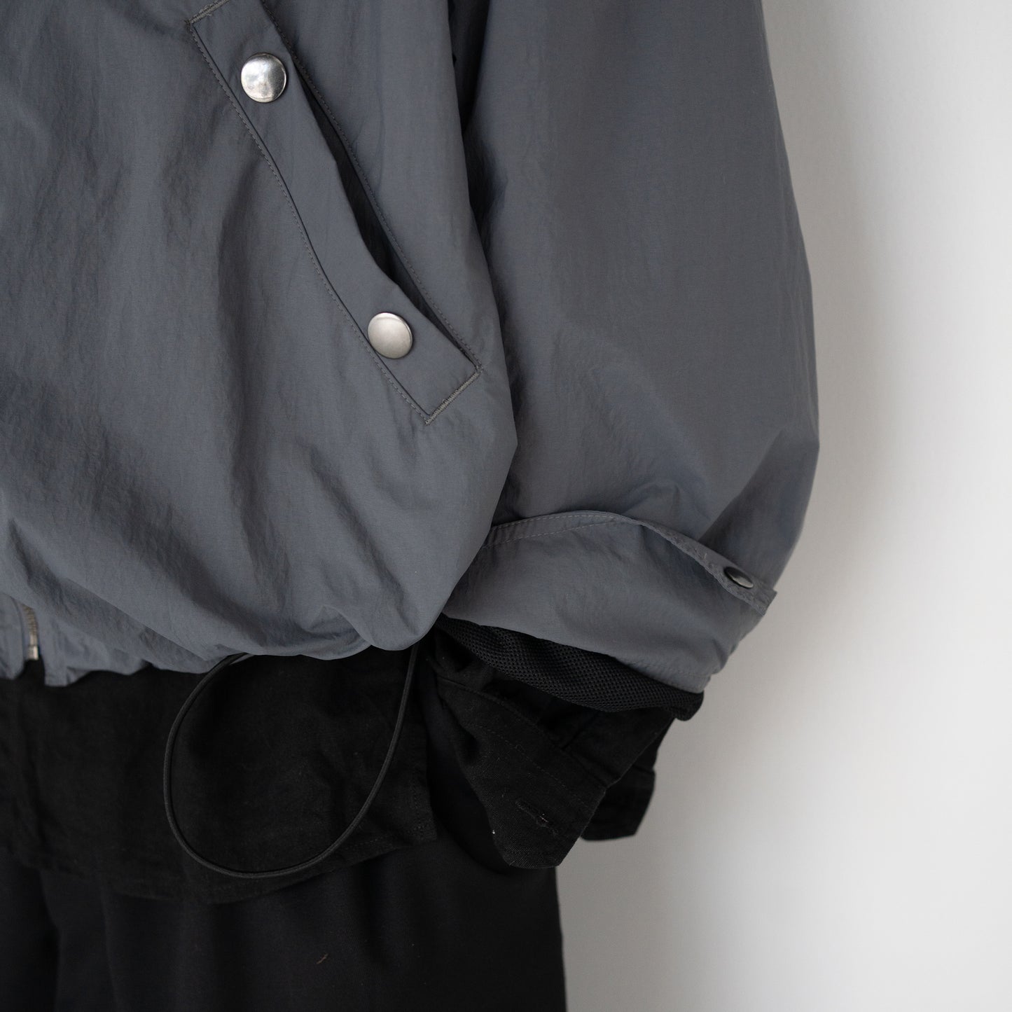 Antwort / NYLON FLIGHT JACKET "GREY"