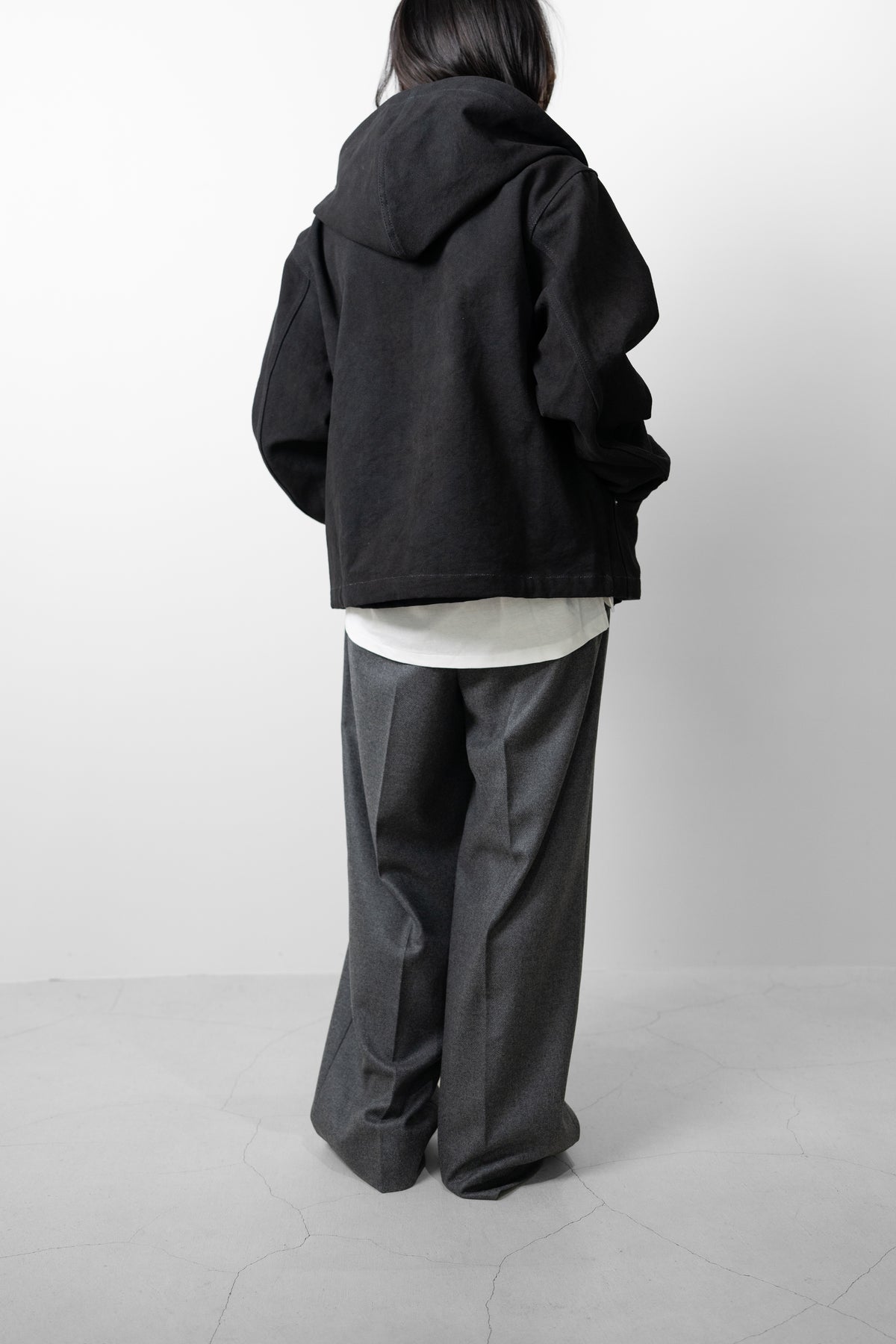 SAGE NATION / Hoodie Jacket  "Black"