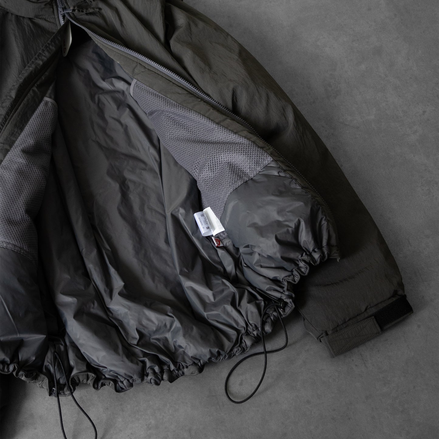 YOKE/ DETACHABLE MILYTARY BLOUSON "CHARCOAL"