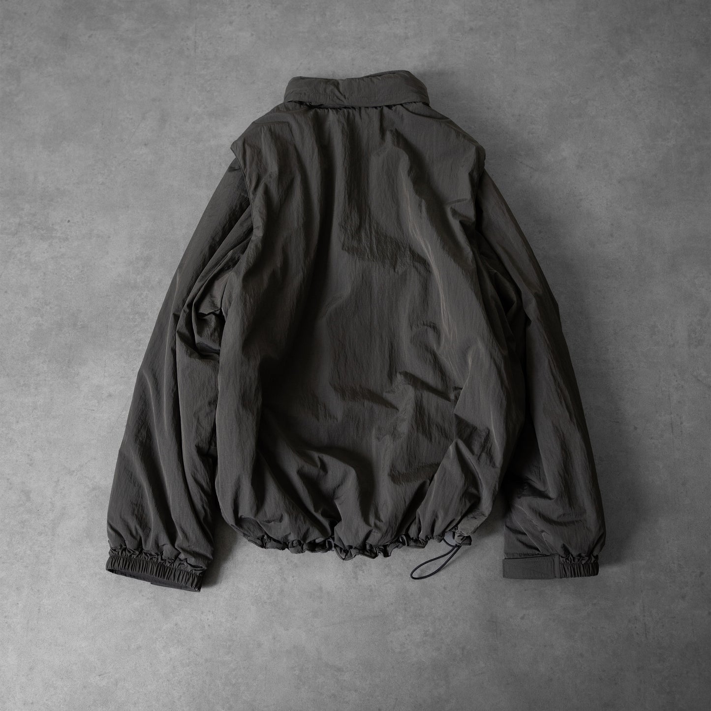 YOKE/ DETACHABLE MILYTARY BLOUSON "CHARCOAL"