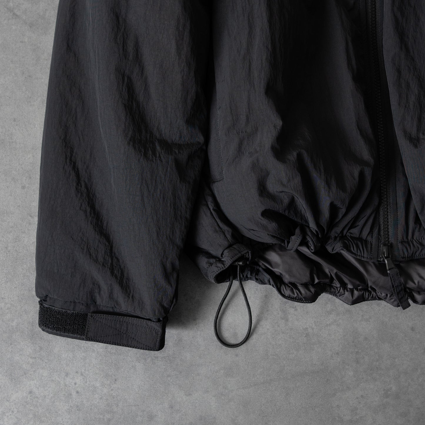 YOKE/ DETACHABLE MILYTARY BLOUSON "BLACK"