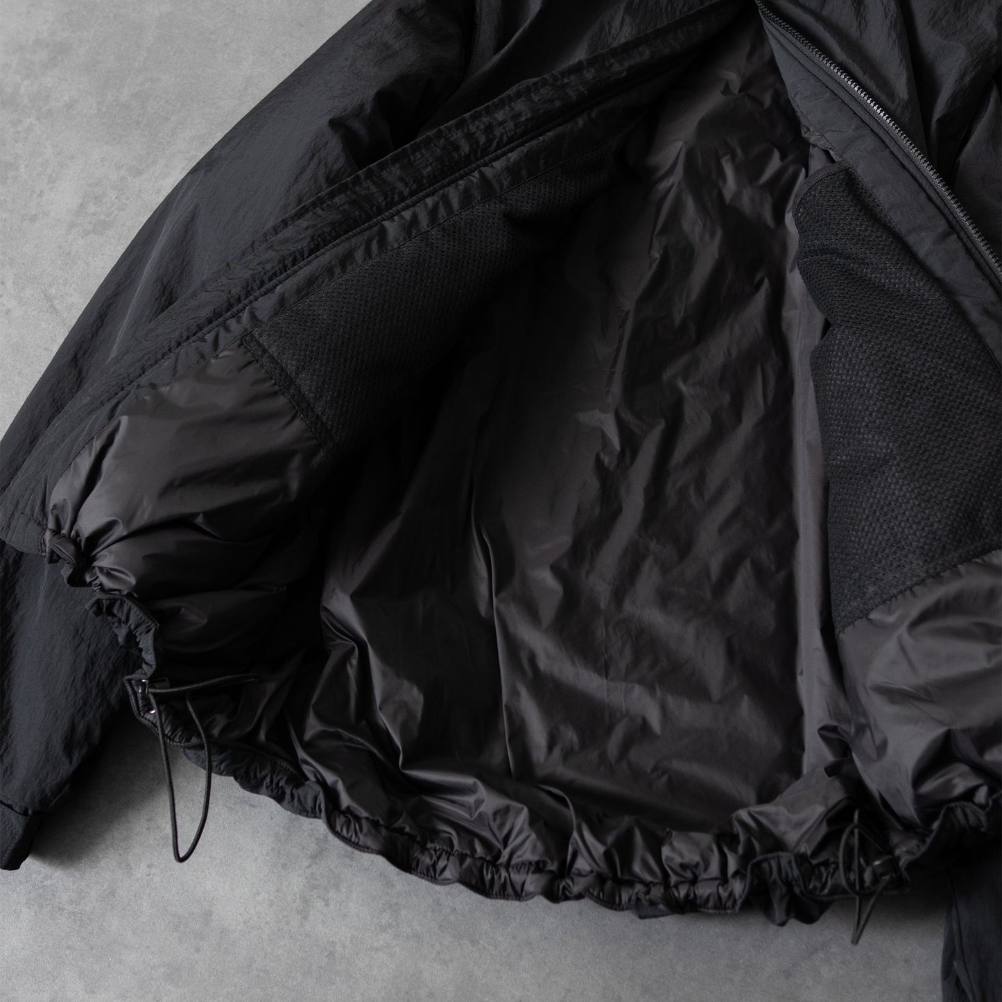 YOKE/ DETACHABLE MILYTARY BLOUSON "BLACK"