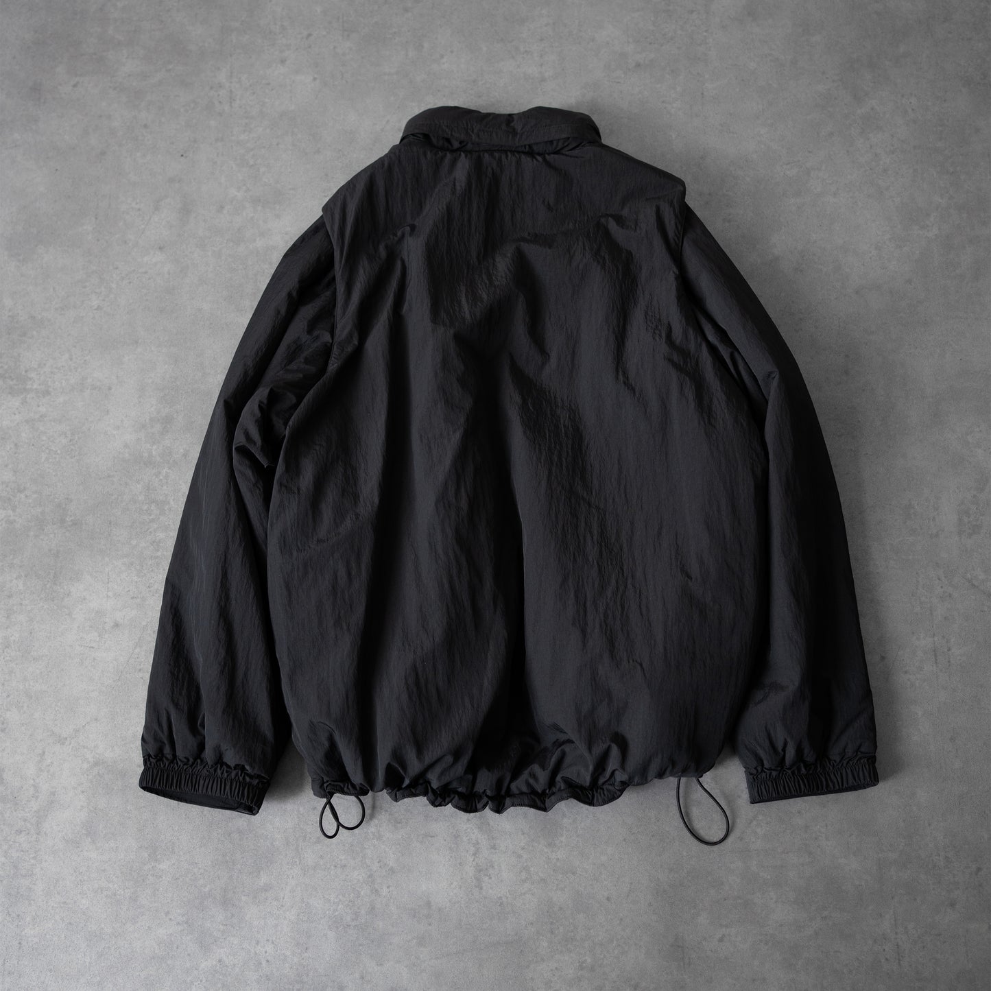 YOKE/ DETACHABLE MILYTARY BLOUSON "BLACK"