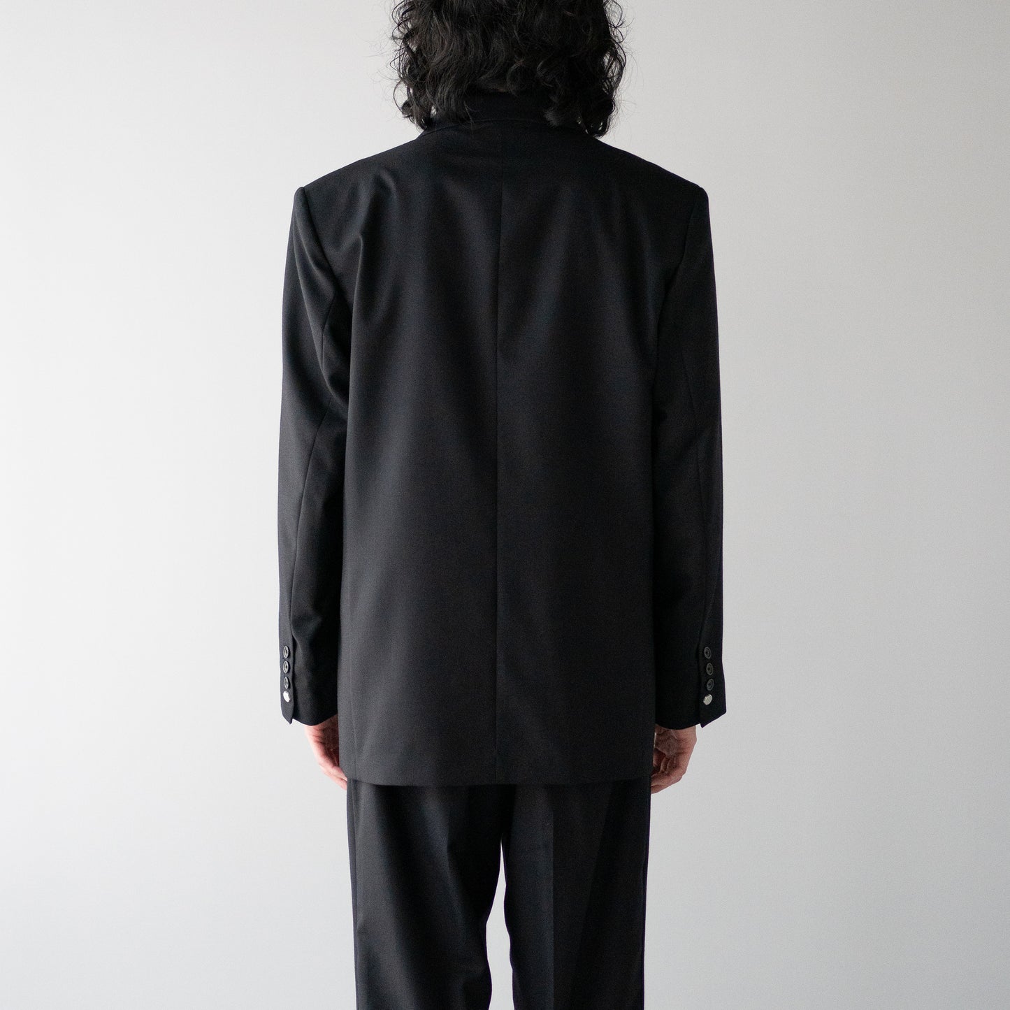 ROTOL/ DOUBLE TAILORED JACKET "BLACK"