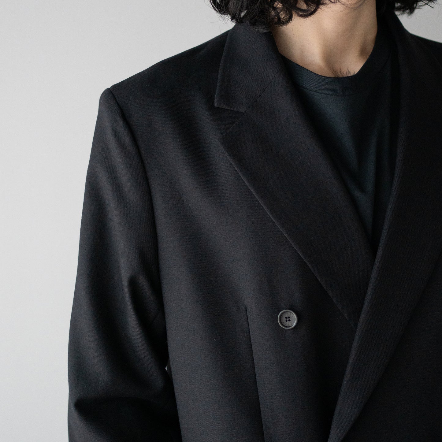 ROTOL/ DOUBLE TAILORED JACKET "BLACK"