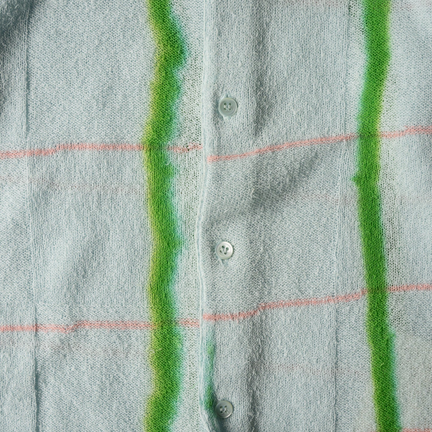 Kota Gushiken/ Chusen Dyeing Plaid Shirt "Light Blue"