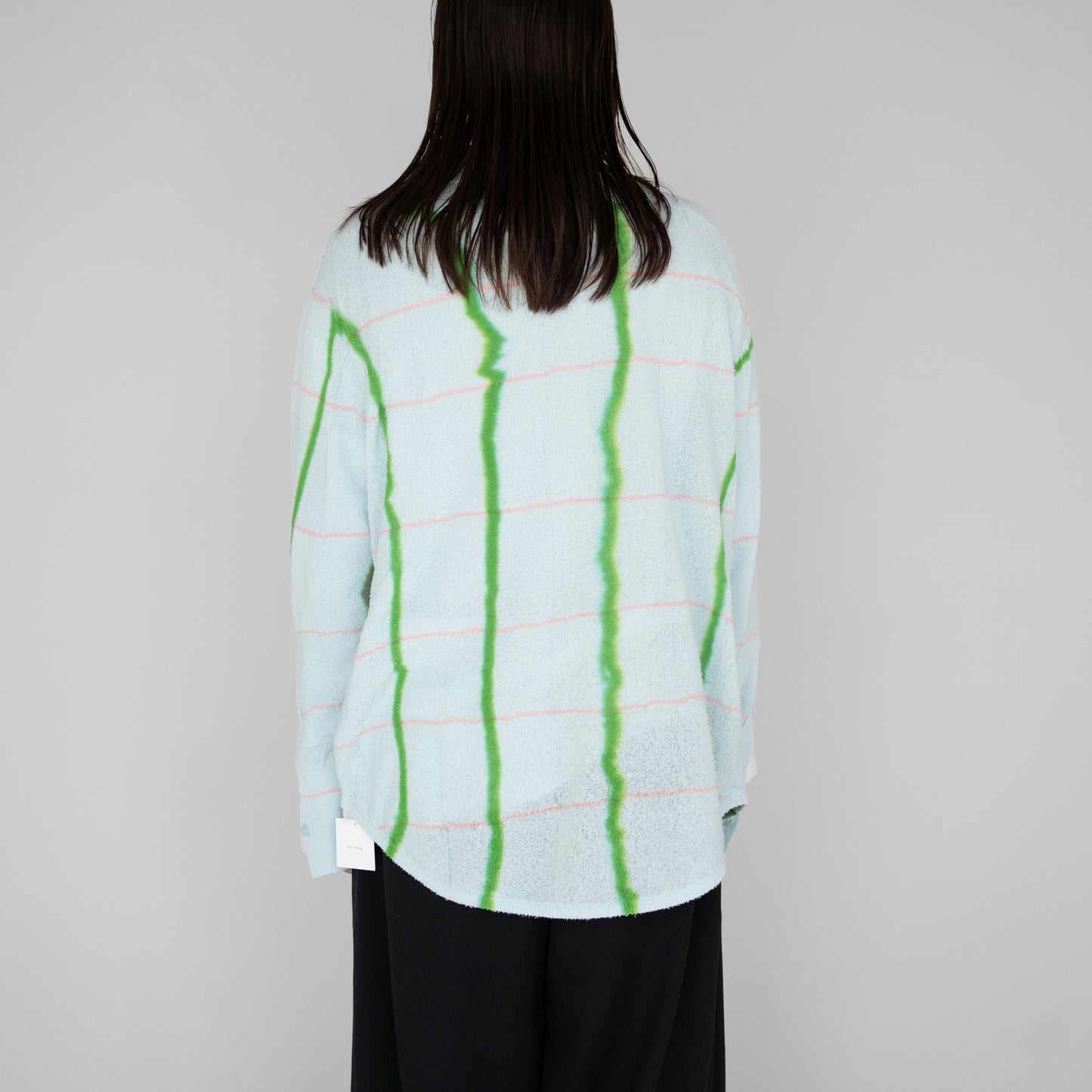 Kota Gushiken/ Chusen Dyeing Plaid Shirt "Light Blue"