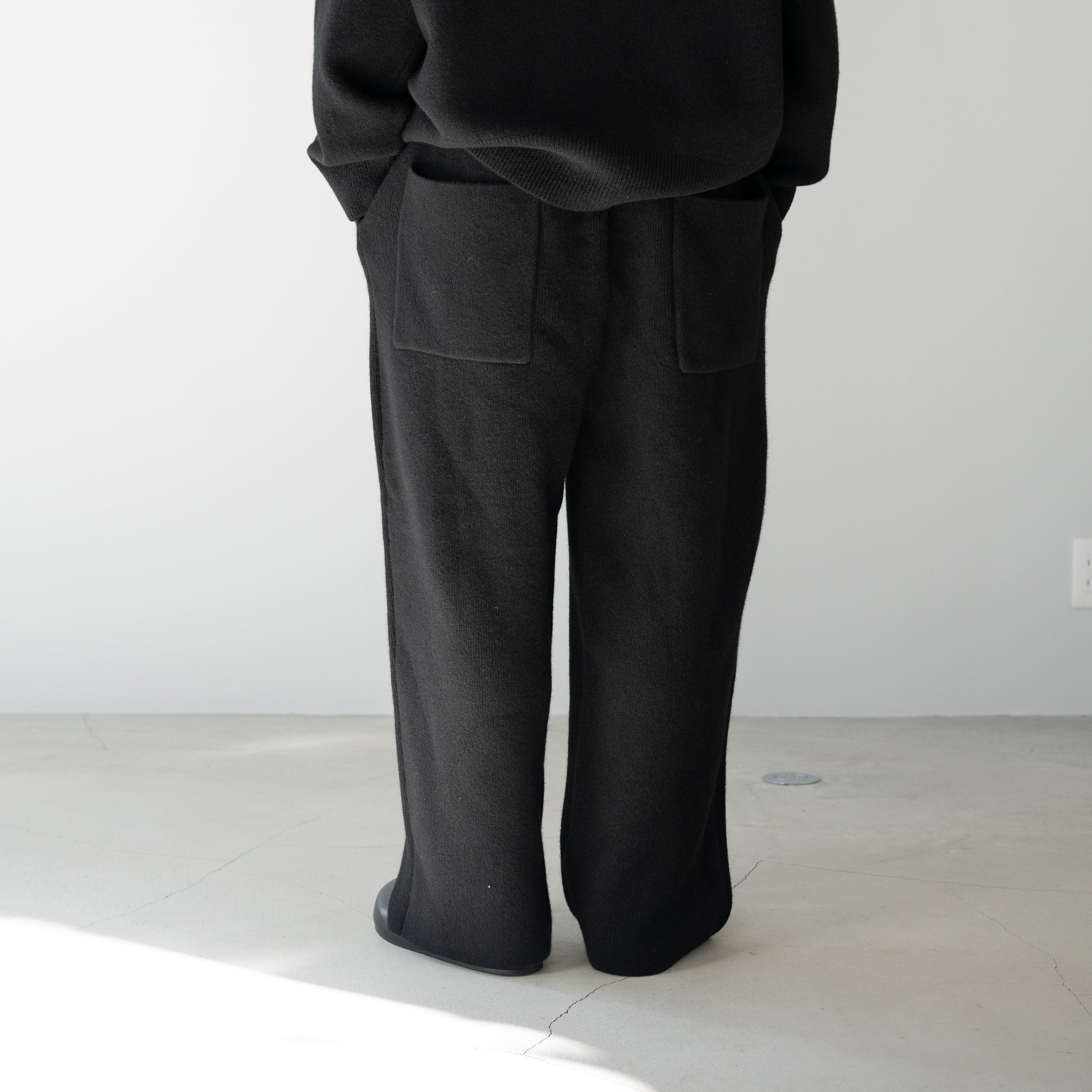 SEEALL(シーオール)/ KNIT BUGGY PANTS 