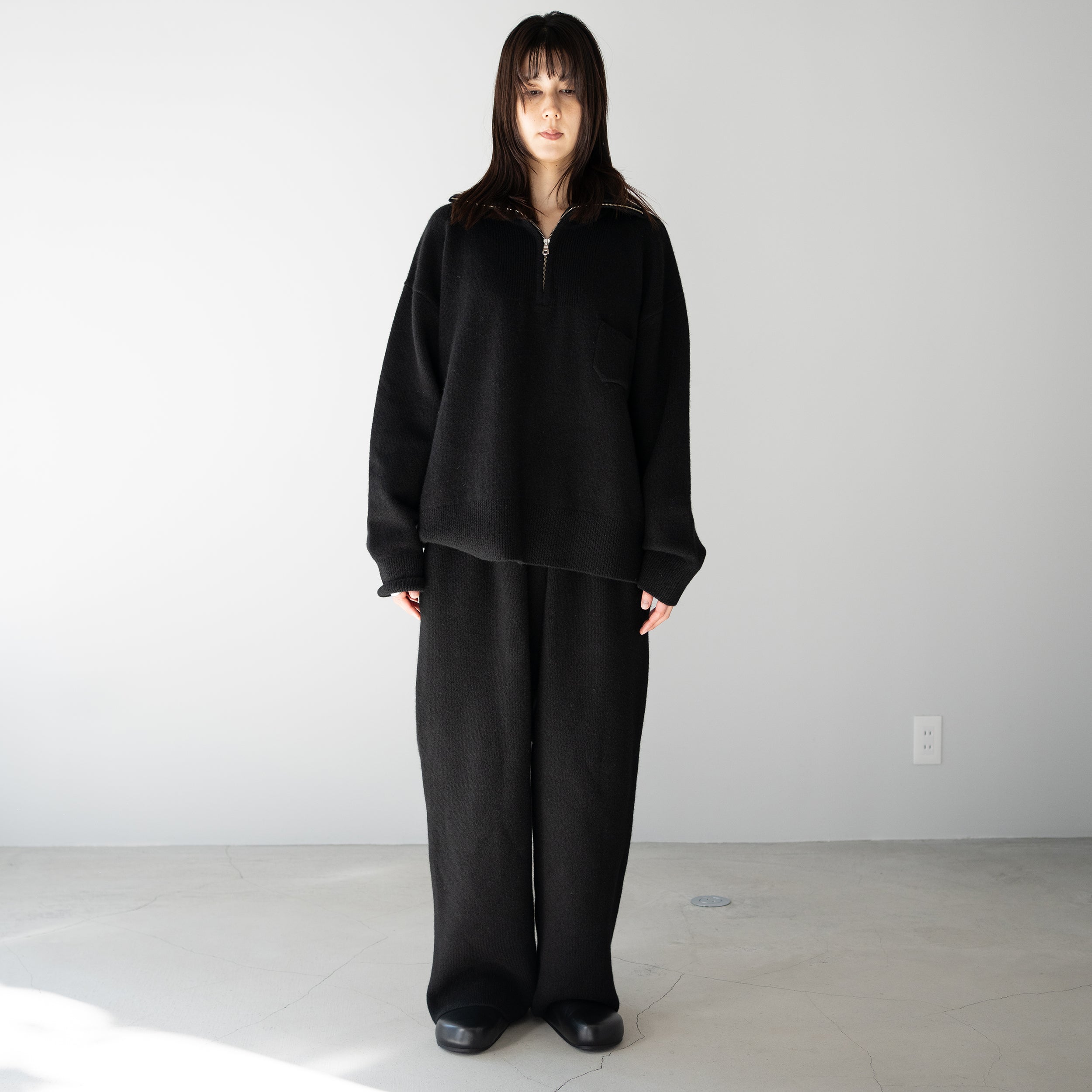 SEEALL(シーオール)/ KNIT BUGGY PANTS 