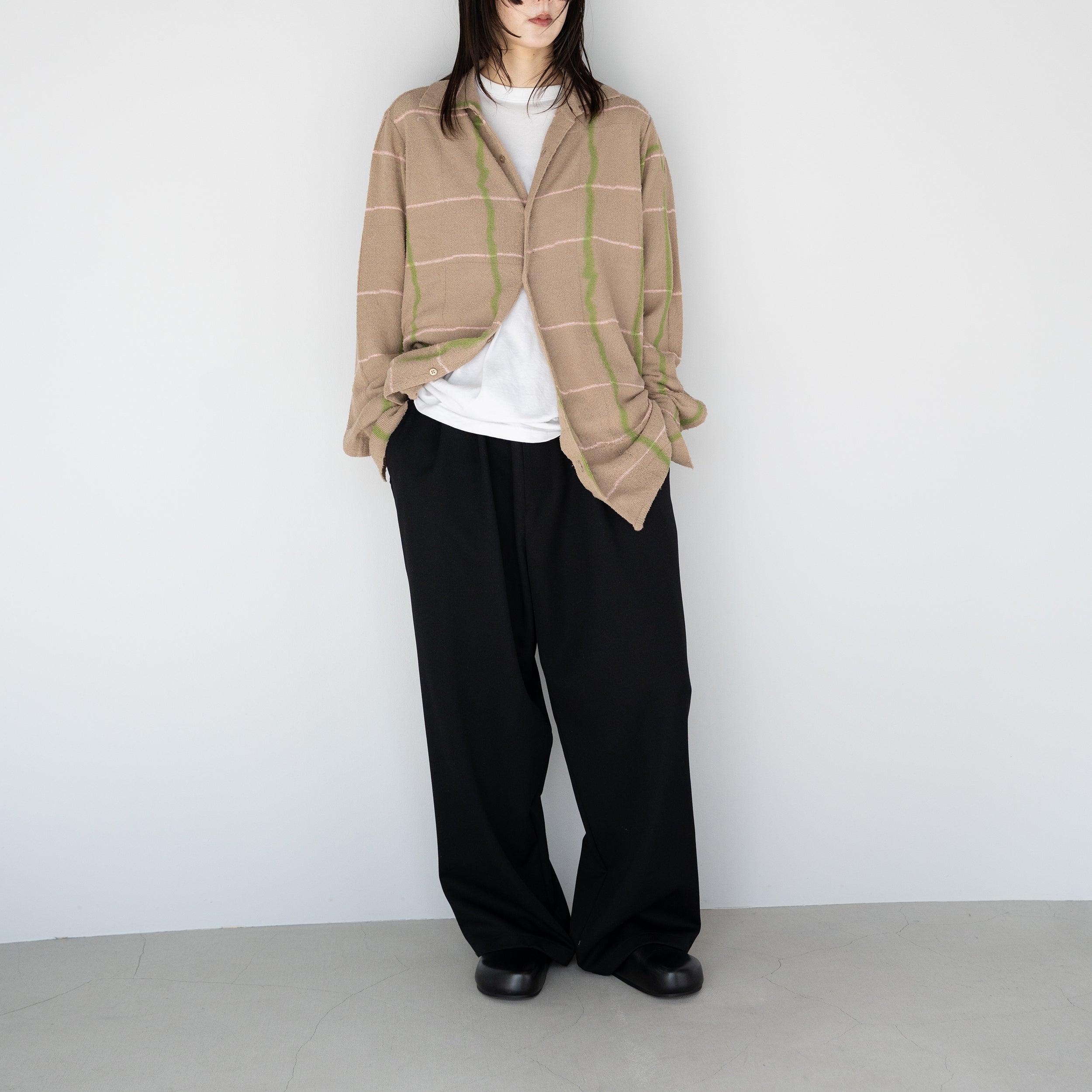 Kota Gushiken(コウタグシケン/ Chusen Dyeing Plaid Shirt 