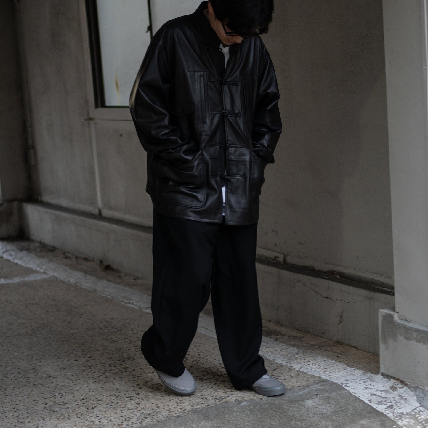 CCU / CHINA SHIRT JACKET "BLK"